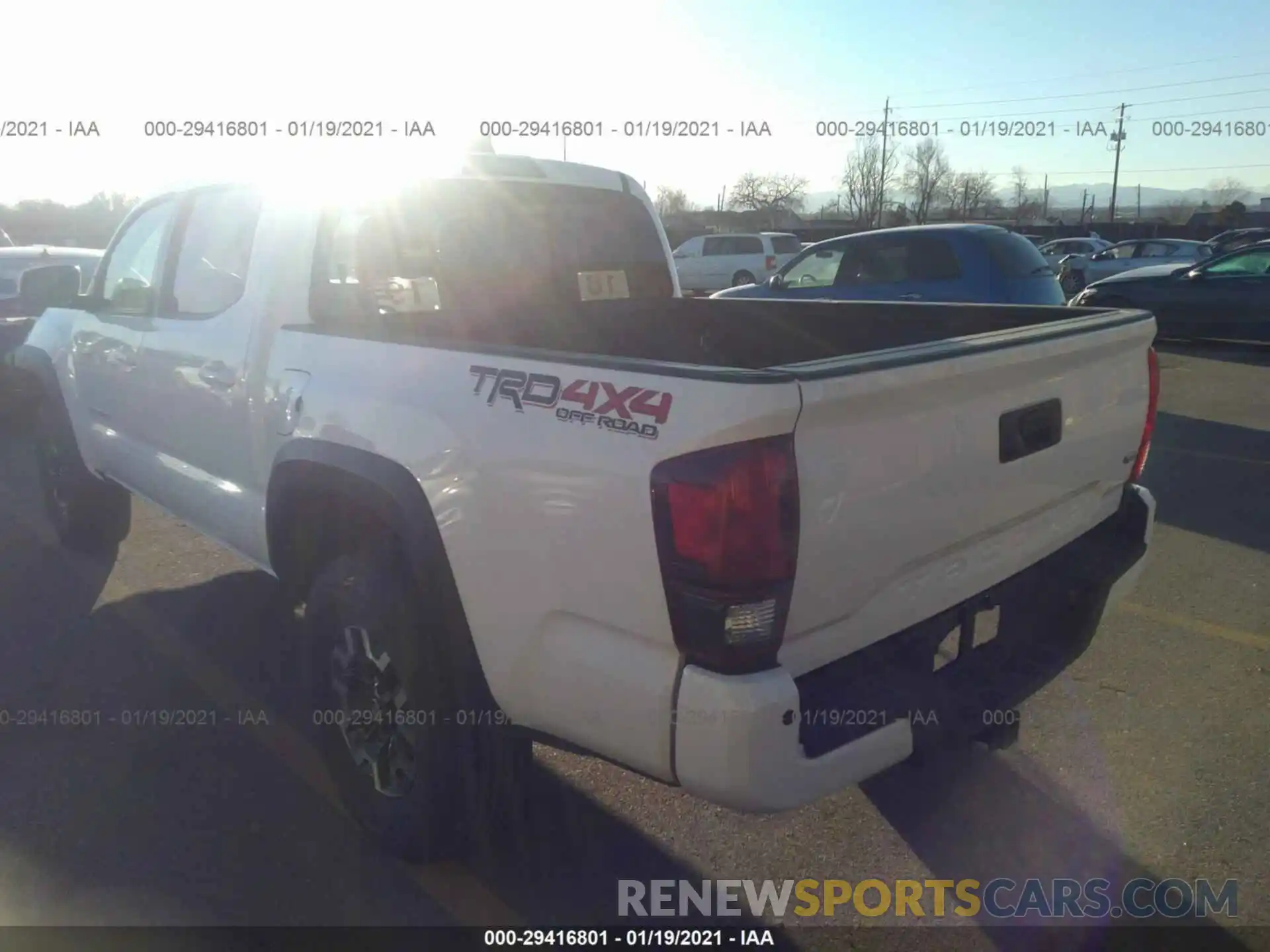 3 Photograph of a damaged car 3TMCZ5AN7KM218026 TOYOTA TACOMA 4WD 2019