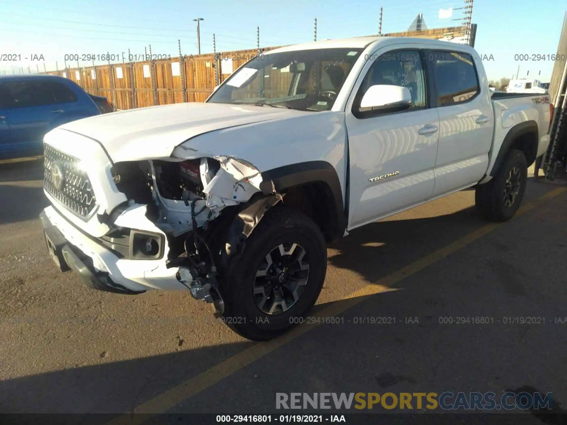 6 Photograph of a damaged car 3TMCZ5AN7KM218026 TOYOTA TACOMA 4WD 2019