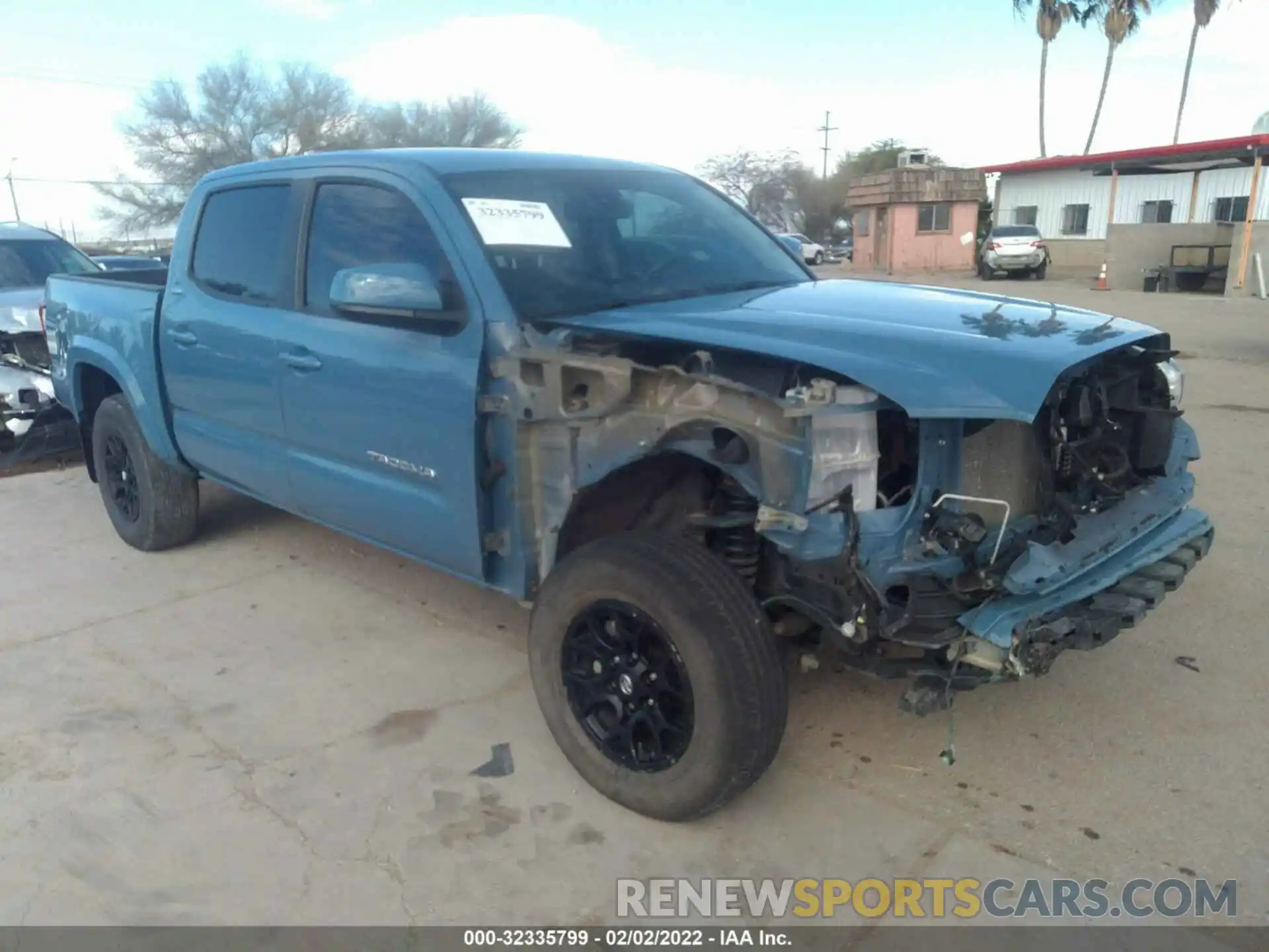 1 Photograph of a damaged car 3TMCZ5AN7KM219063 TOYOTA TACOMA 4WD 2019