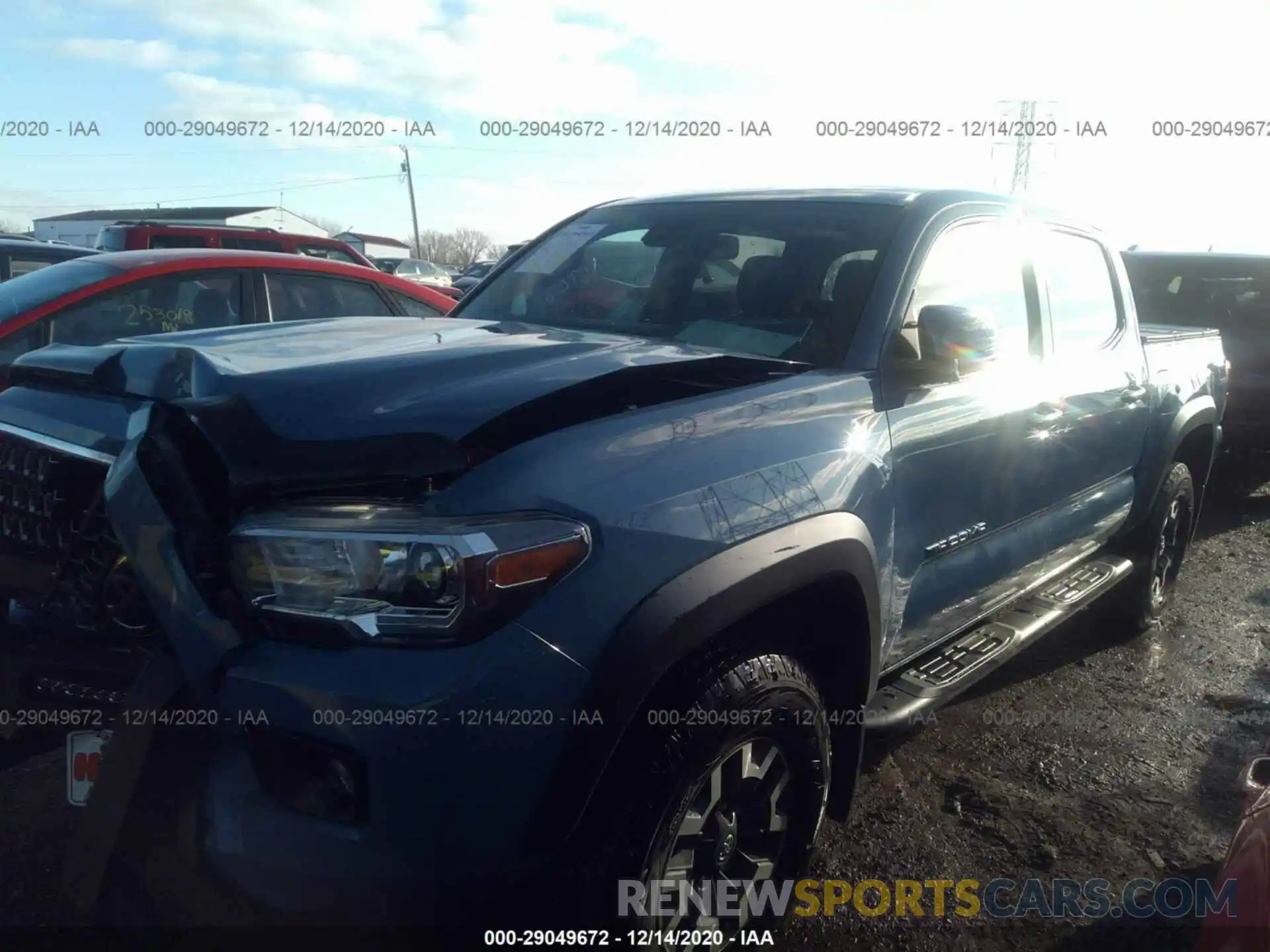 2 Photograph of a damaged car 3TMCZ5AN7KM226658 TOYOTA TACOMA 4WD 2019