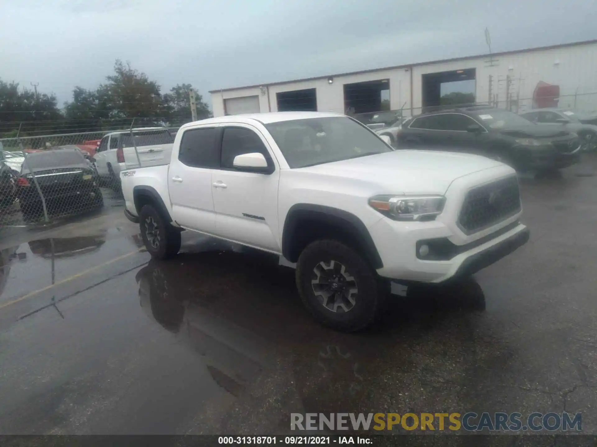 1 Photograph of a damaged car 3TMCZ5AN7KM229365 TOYOTA TACOMA 4WD 2019