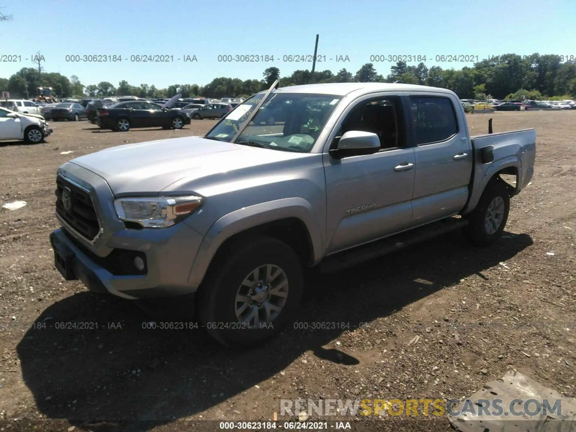 2 Photograph of a damaged car 3TMCZ5AN7KM234937 TOYOTA TACOMA 4WD 2019