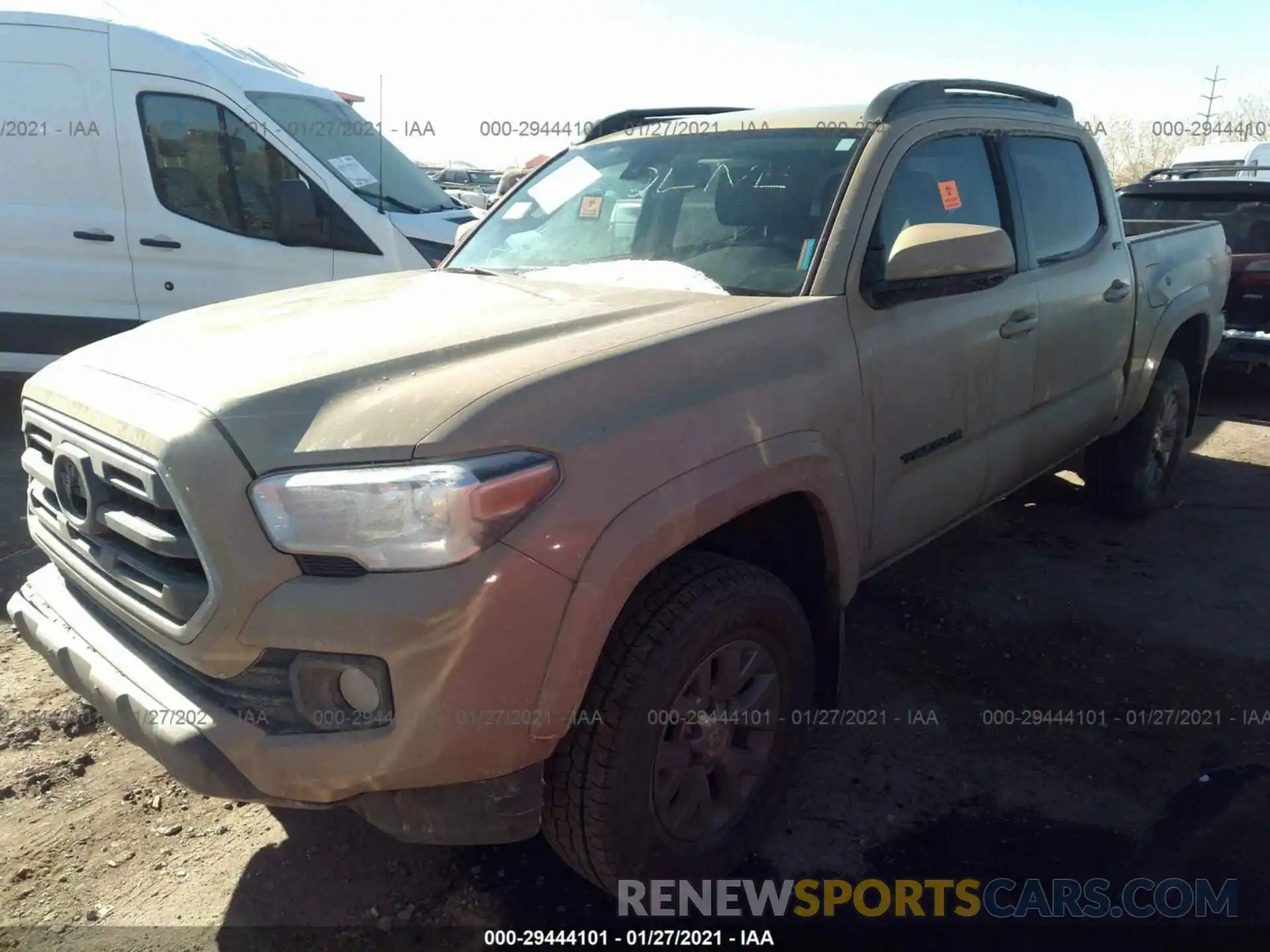 2 Photograph of a damaged car 3TMCZ5AN7KM238325 TOYOTA TACOMA 4WD 2019