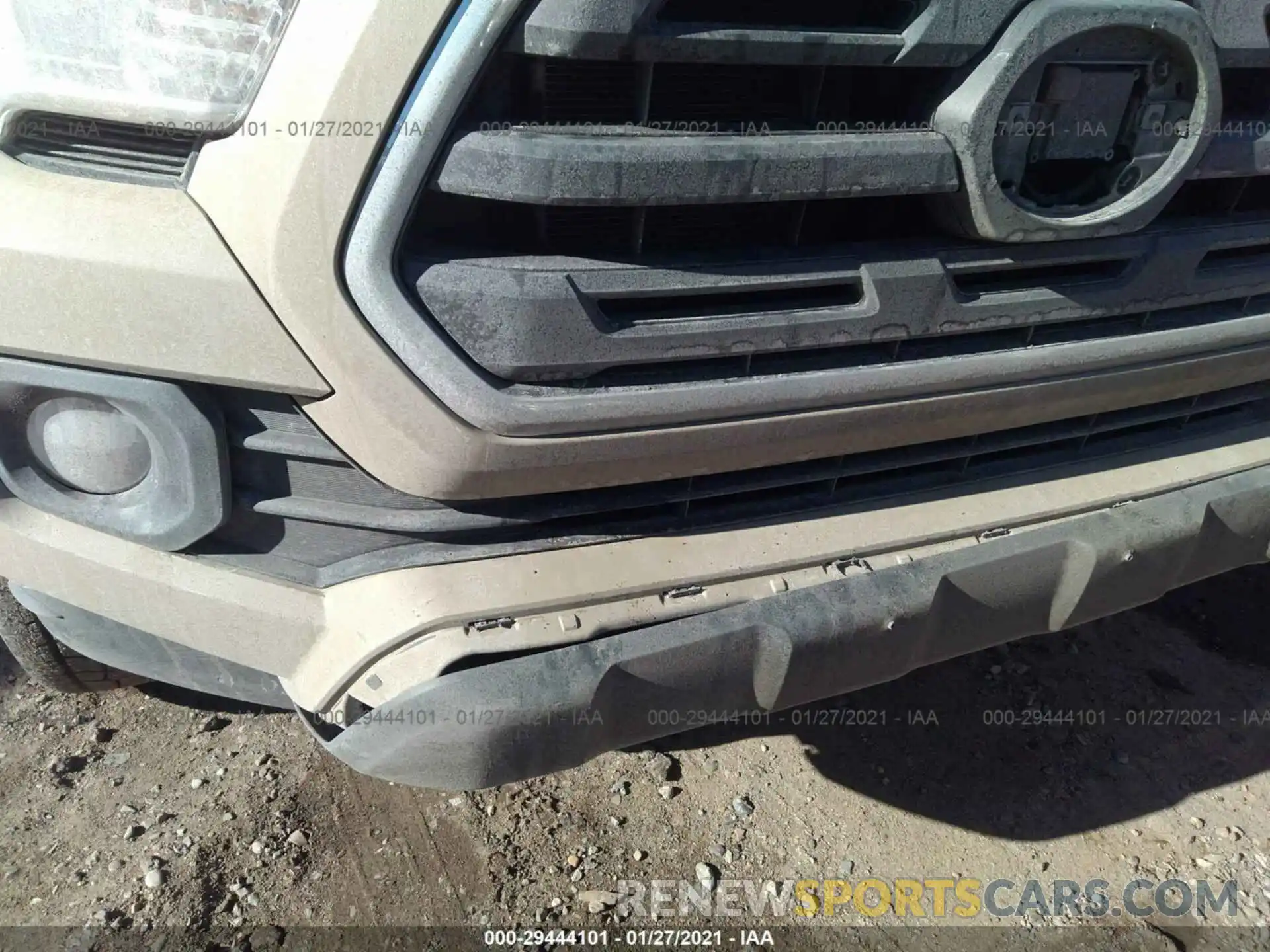 6 Photograph of a damaged car 3TMCZ5AN7KM238325 TOYOTA TACOMA 4WD 2019