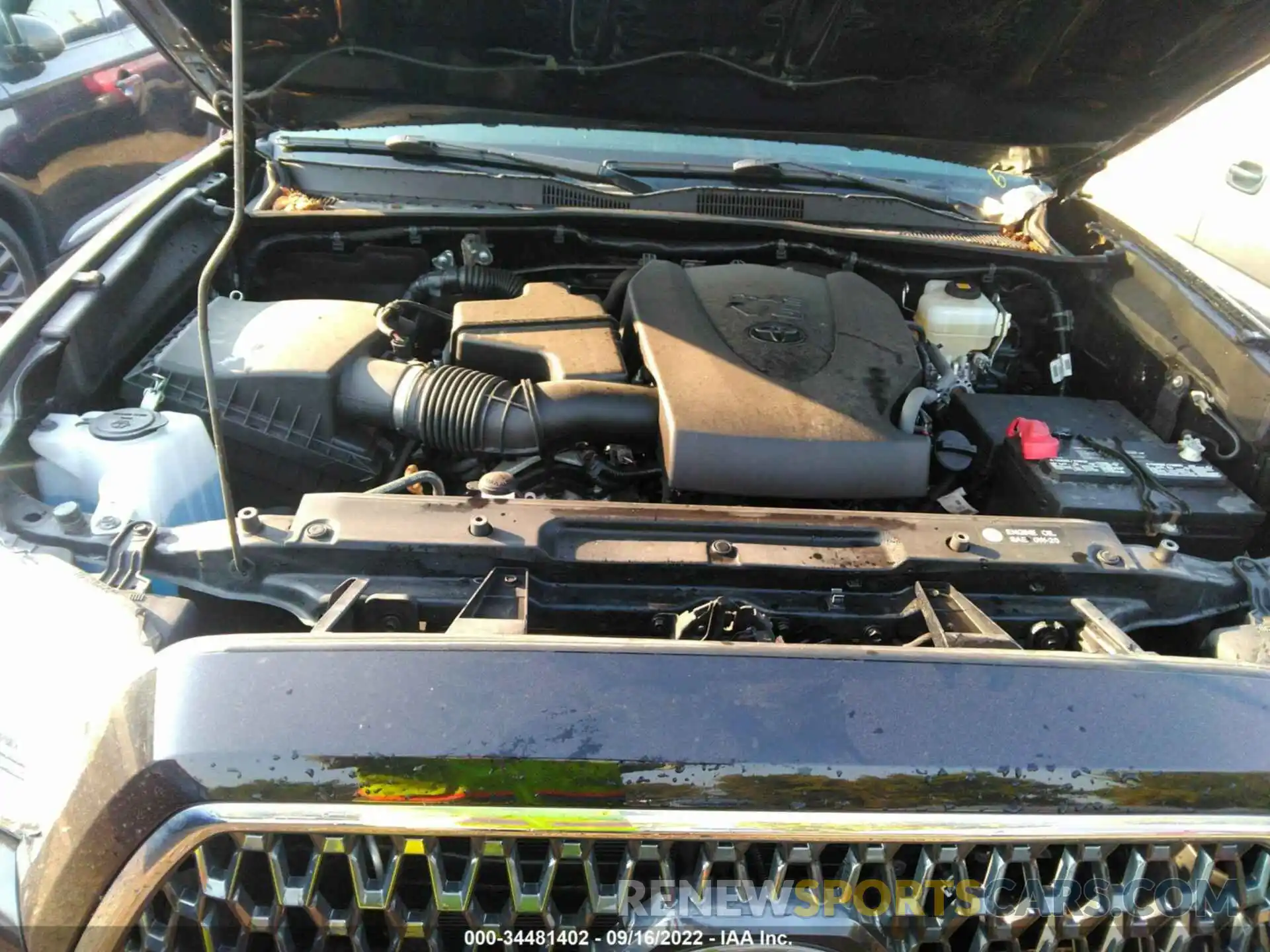 10 Photograph of a damaged car 3TMCZ5AN7KM238521 TOYOTA TACOMA 4WD 2019