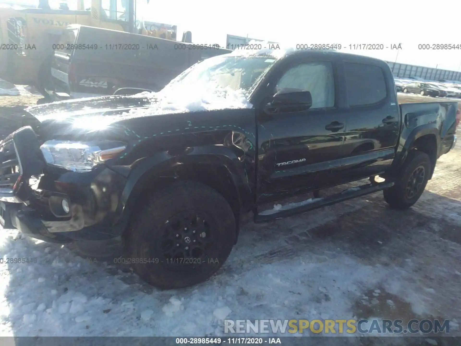 2 Photograph of a damaged car 3TMCZ5AN7KM247509 TOYOTA TACOMA 4WD 2019