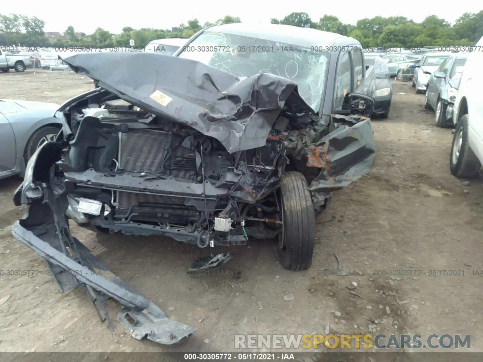 6 Photograph of a damaged car 3TMCZ5AN7KM248448 TOYOTA TACOMA 4WD 2019