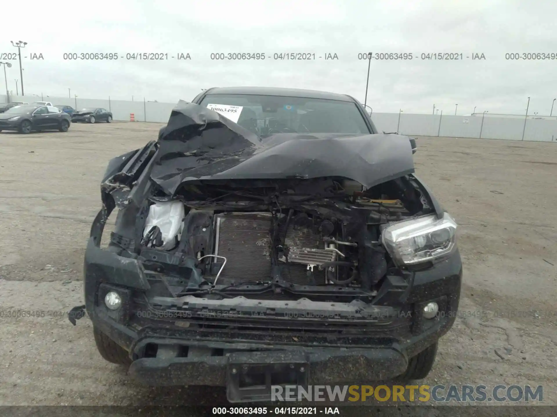 6 Photograph of a damaged car 3TMCZ5AN7KM257666 TOYOTA TACOMA 4WD 2019