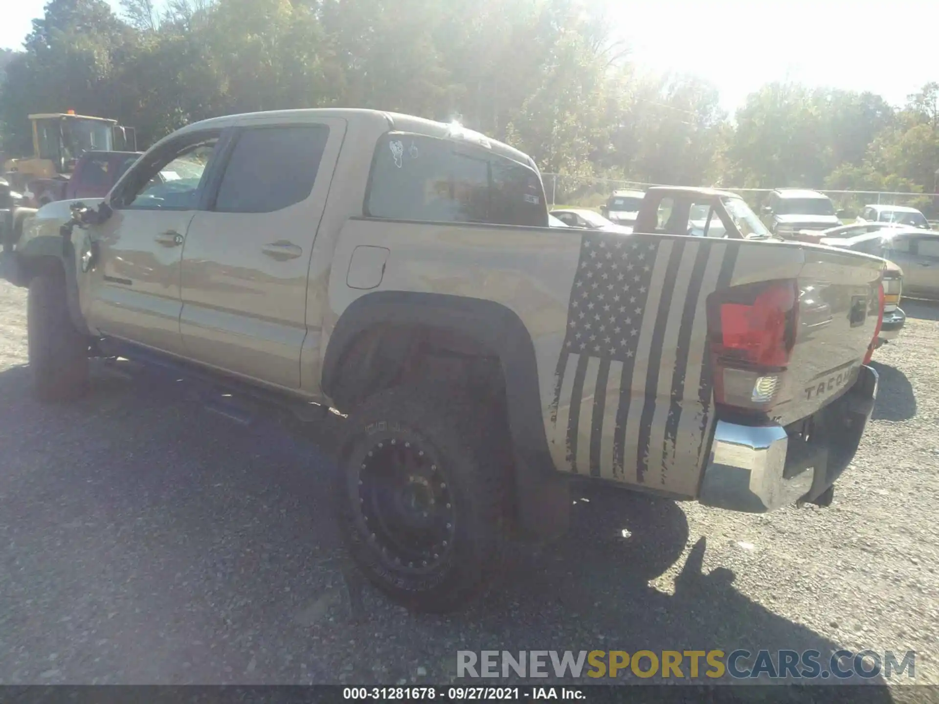 3 Photograph of a damaged car 3TMCZ5AN7KM260440 TOYOTA TACOMA 4WD 2019