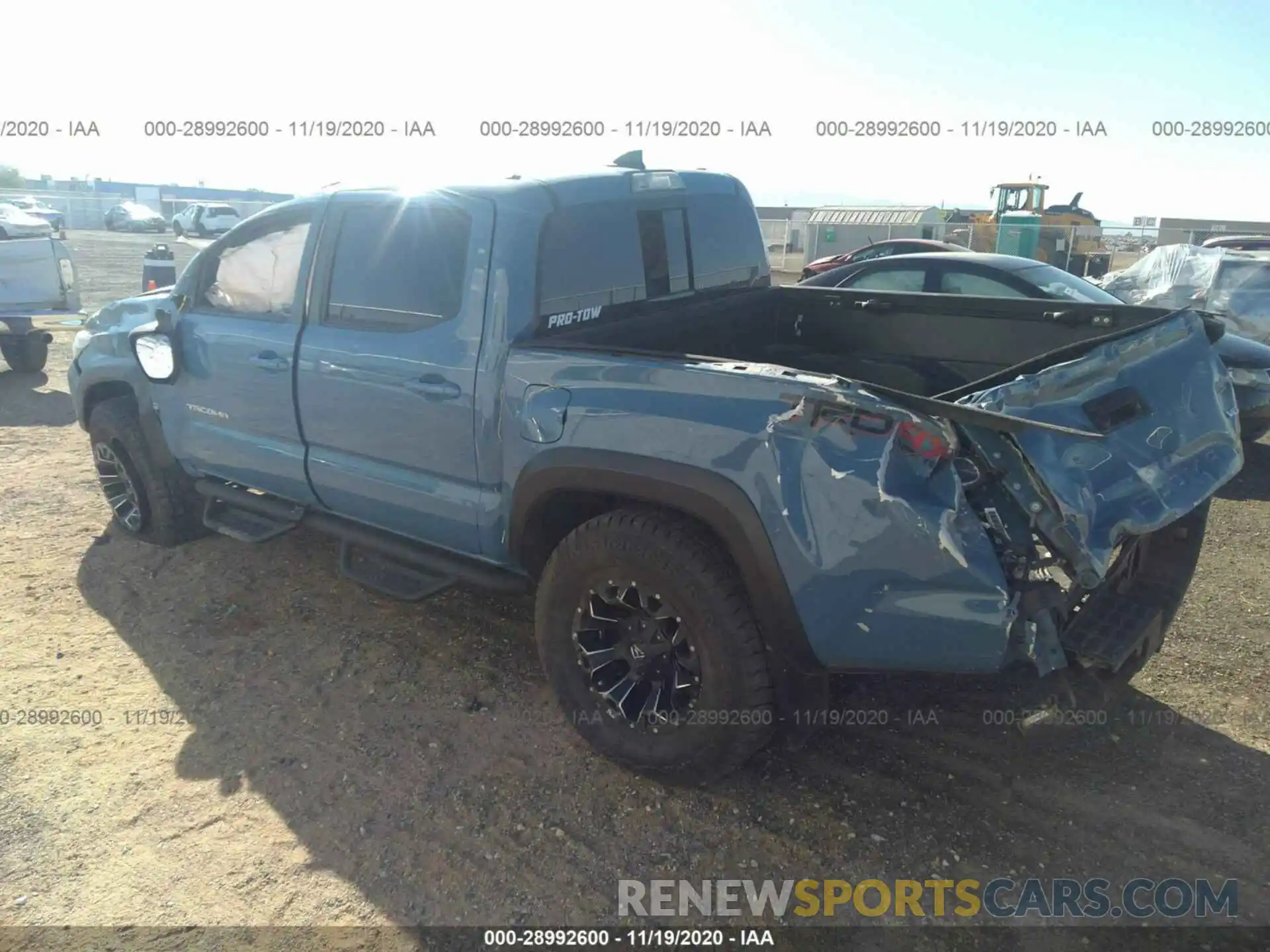 3 Photograph of a damaged car 3TMCZ5AN7KM275228 TOYOTA TACOMA 4WD 2019