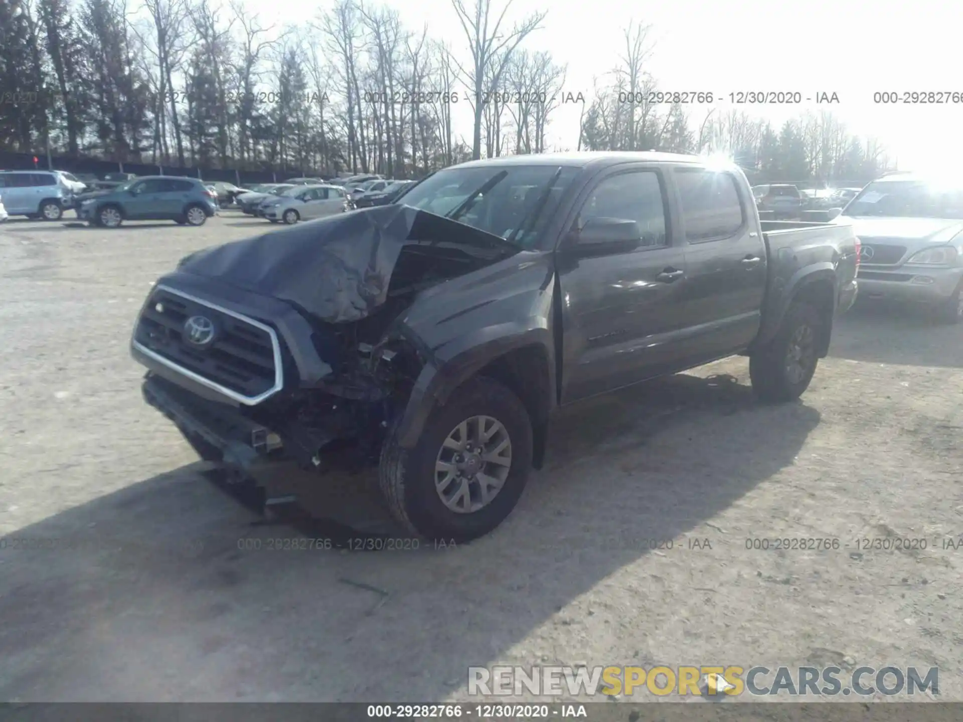 2 Photograph of a damaged car 3TMCZ5AN7KM276430 TOYOTA TACOMA 4WD 2019