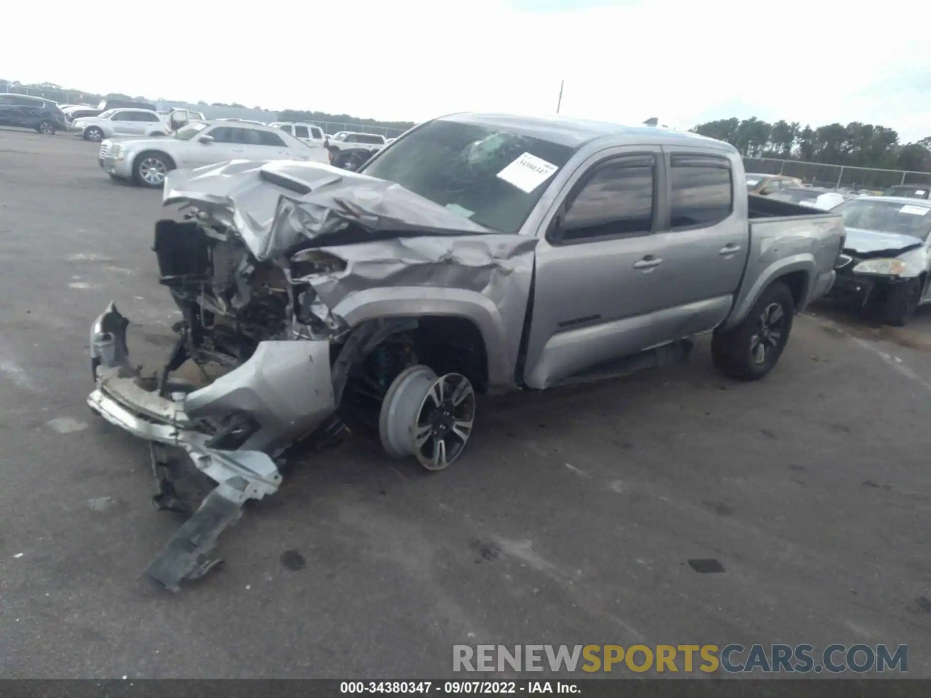 2 Photograph of a damaged car 3TMCZ5AN7KM278470 TOYOTA TACOMA 4WD 2019