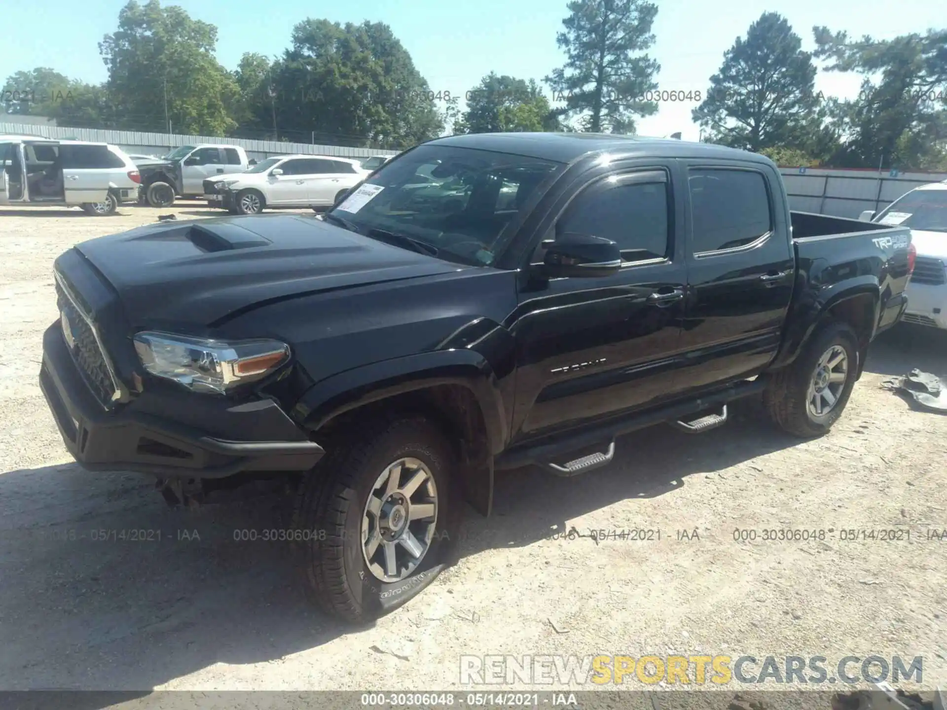 2 Photograph of a damaged car 3TMCZ5AN7KM285855 TOYOTA TACOMA 4WD 2019