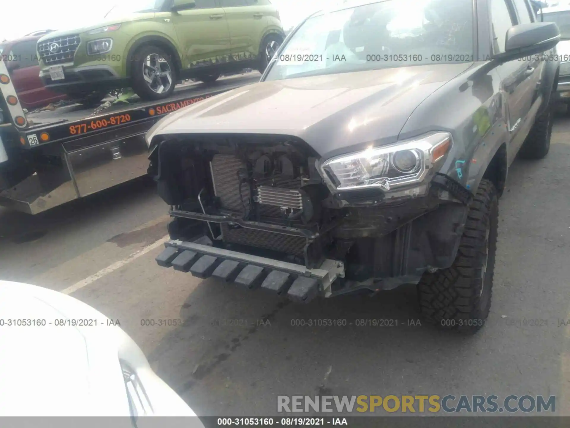 6 Photograph of a damaged car 3TMCZ5AN7KM287511 TOYOTA TACOMA 4WD 2019