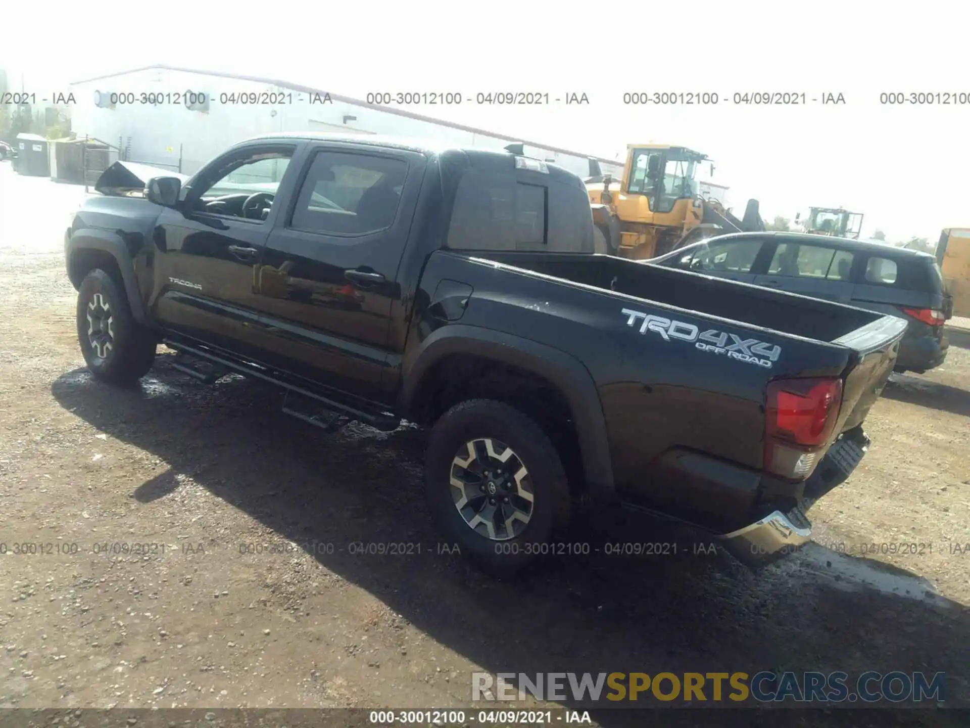 3 Photograph of a damaged car 3TMCZ5AN8KM192889 TOYOTA TACOMA 4WD 2019