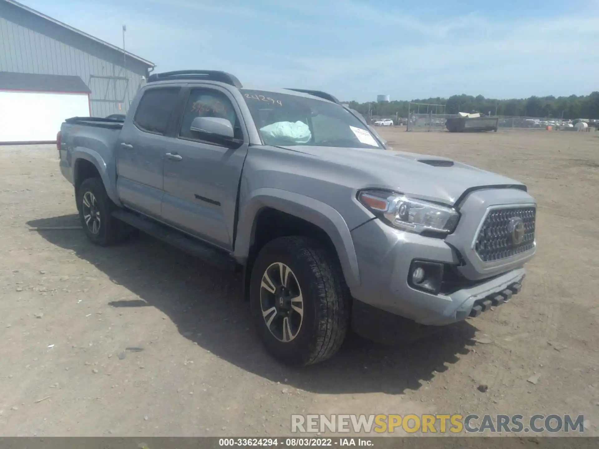 1 Photograph of a damaged car 3TMCZ5AN8KM205821 TOYOTA TACOMA 4WD 2019