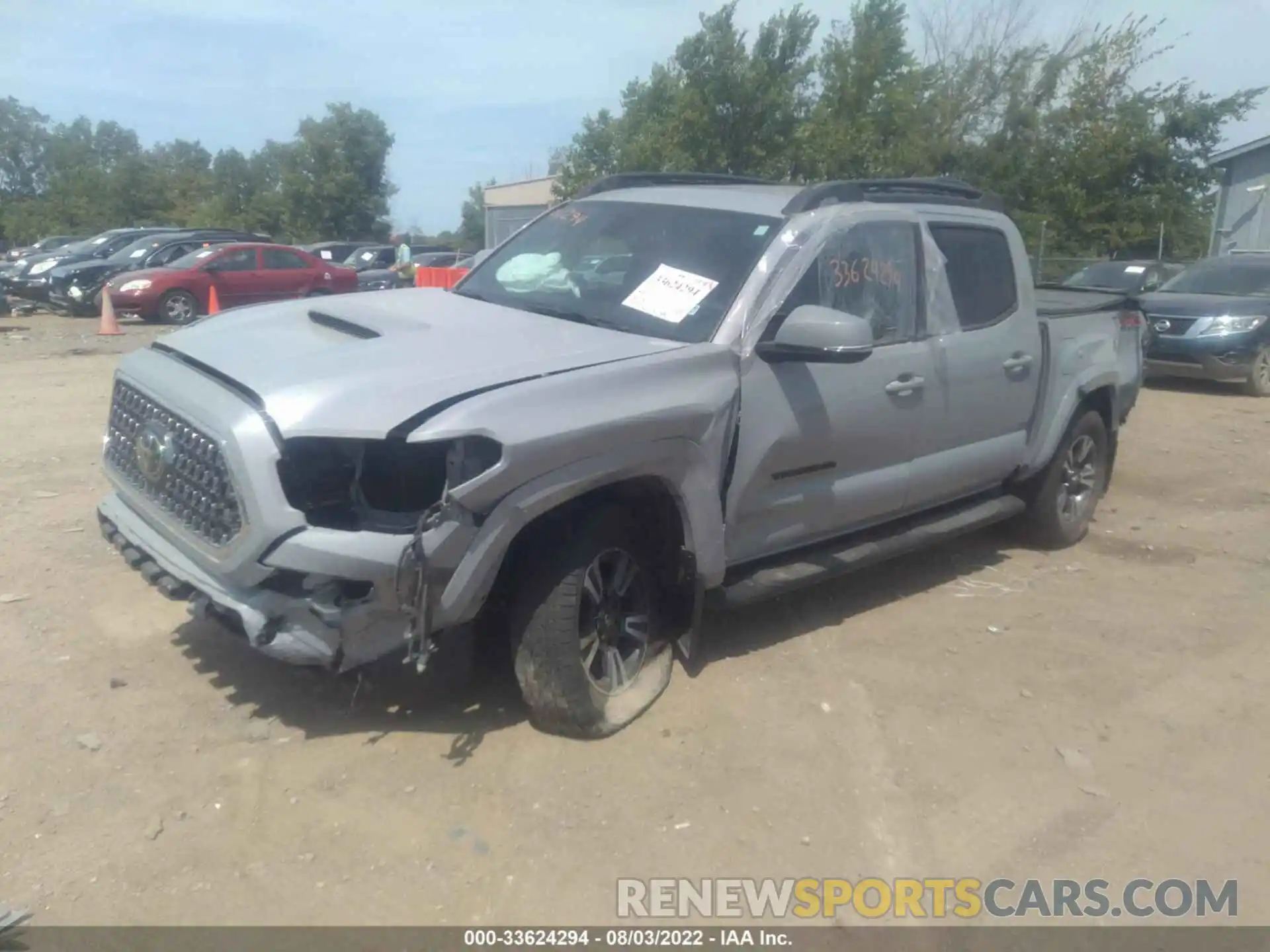 2 Photograph of a damaged car 3TMCZ5AN8KM205821 TOYOTA TACOMA 4WD 2019