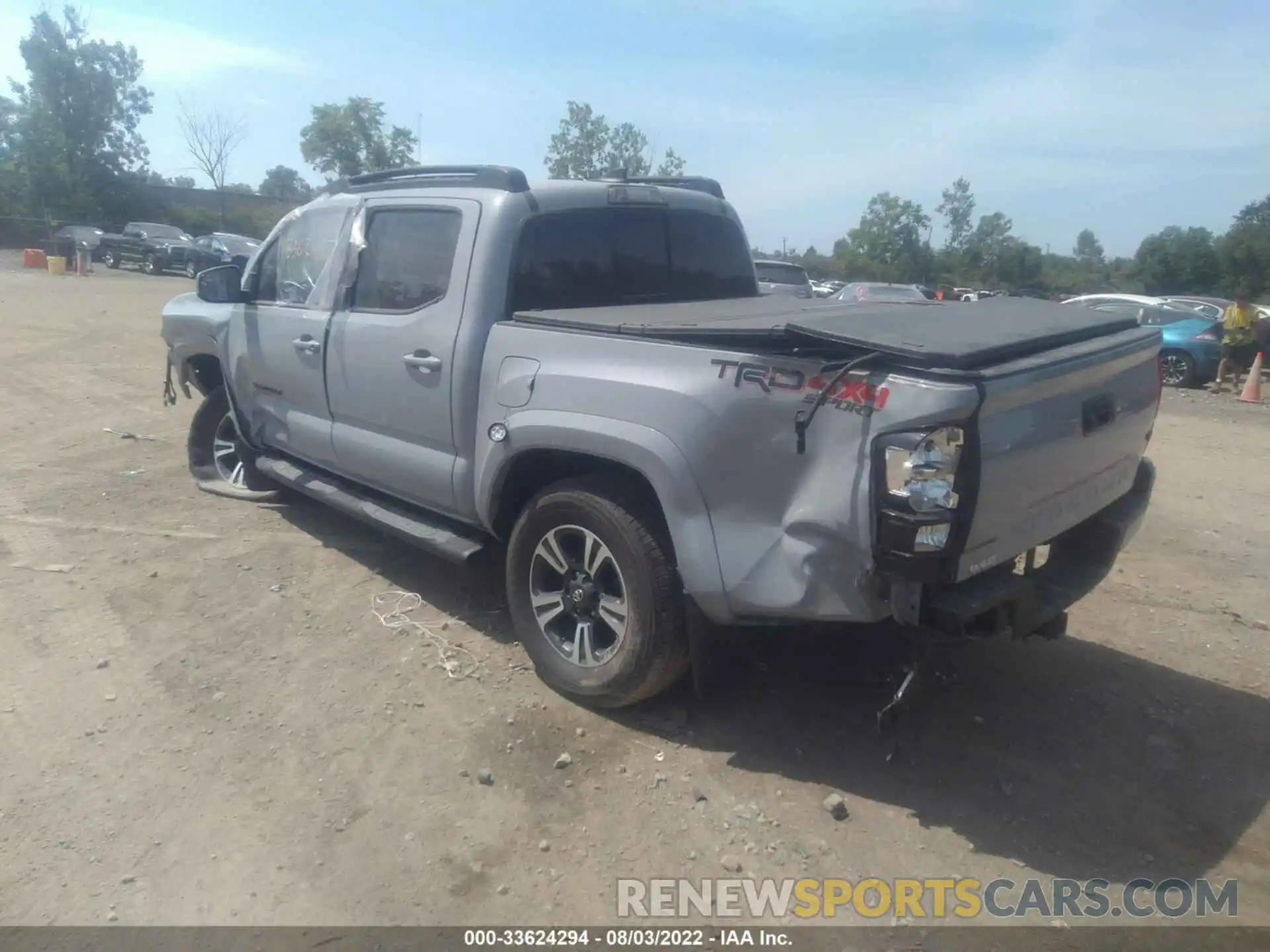 3 Photograph of a damaged car 3TMCZ5AN8KM205821 TOYOTA TACOMA 4WD 2019