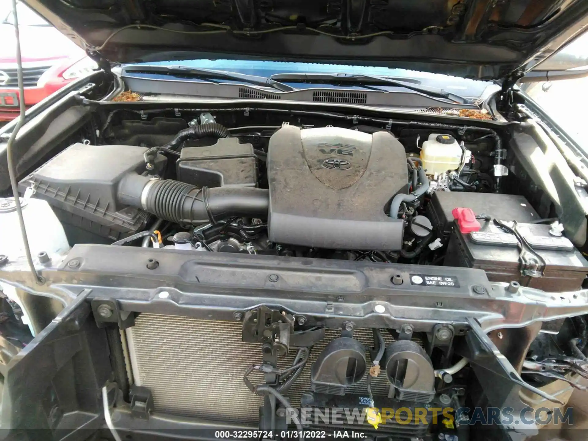 10 Photograph of a damaged car 3TMCZ5AN8KM209917 TOYOTA TACOMA 4WD 2019