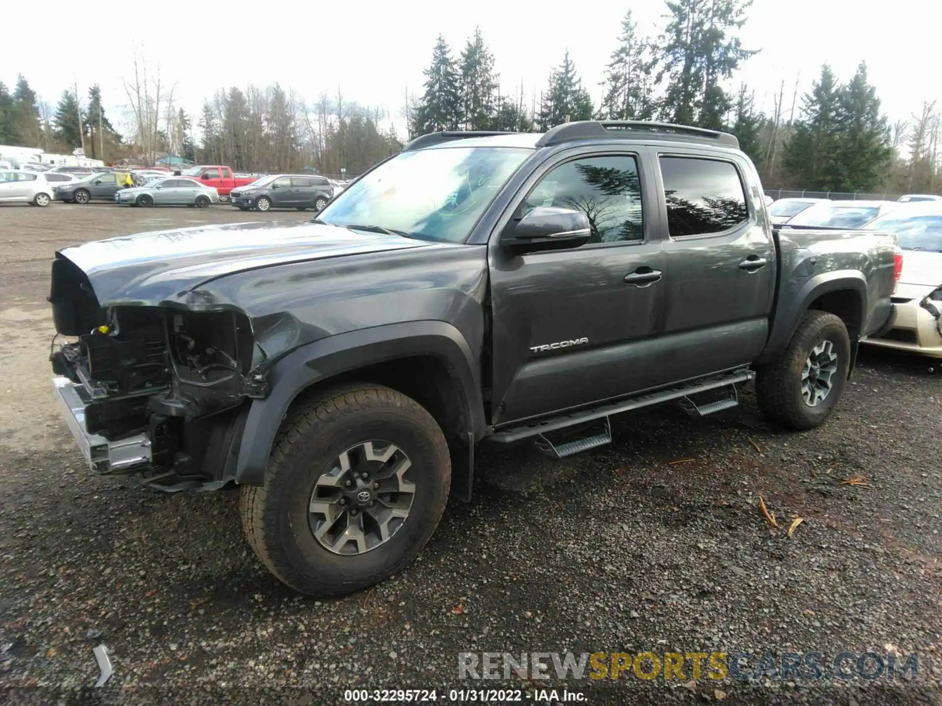 2 Photograph of a damaged car 3TMCZ5AN8KM209917 TOYOTA TACOMA 4WD 2019