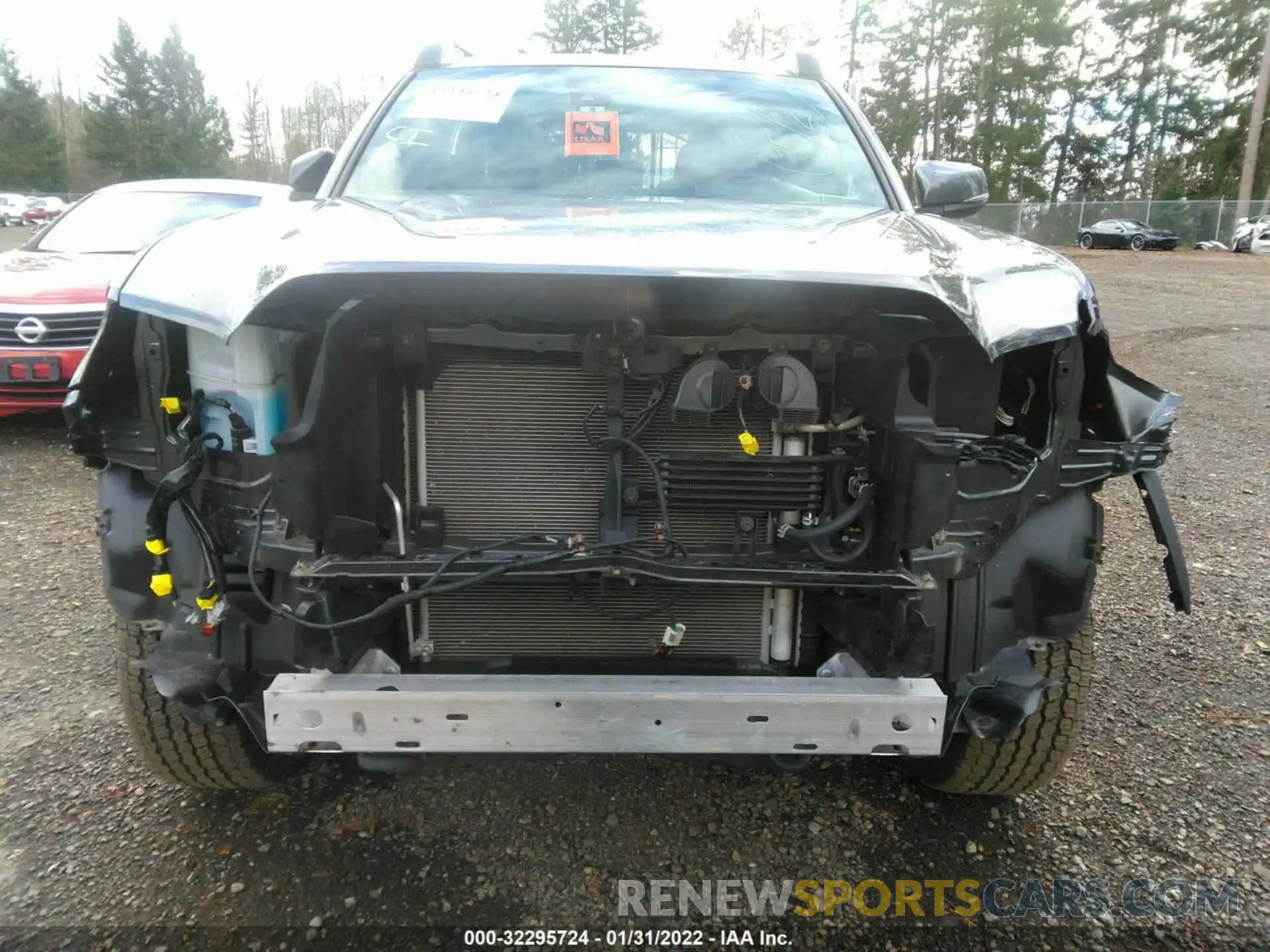 6 Photograph of a damaged car 3TMCZ5AN8KM209917 TOYOTA TACOMA 4WD 2019