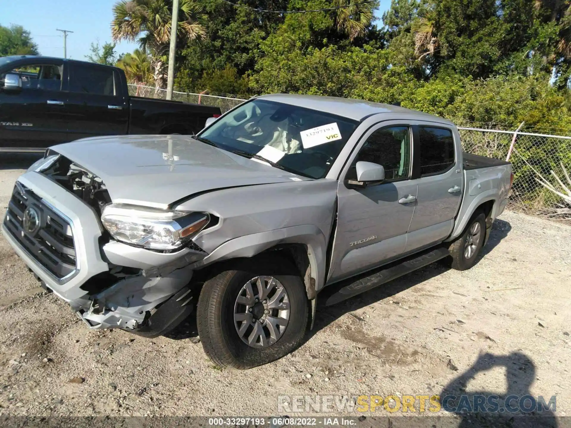 2 Photograph of a damaged car 3TMCZ5AN8KM213434 TOYOTA TACOMA 4WD 2019