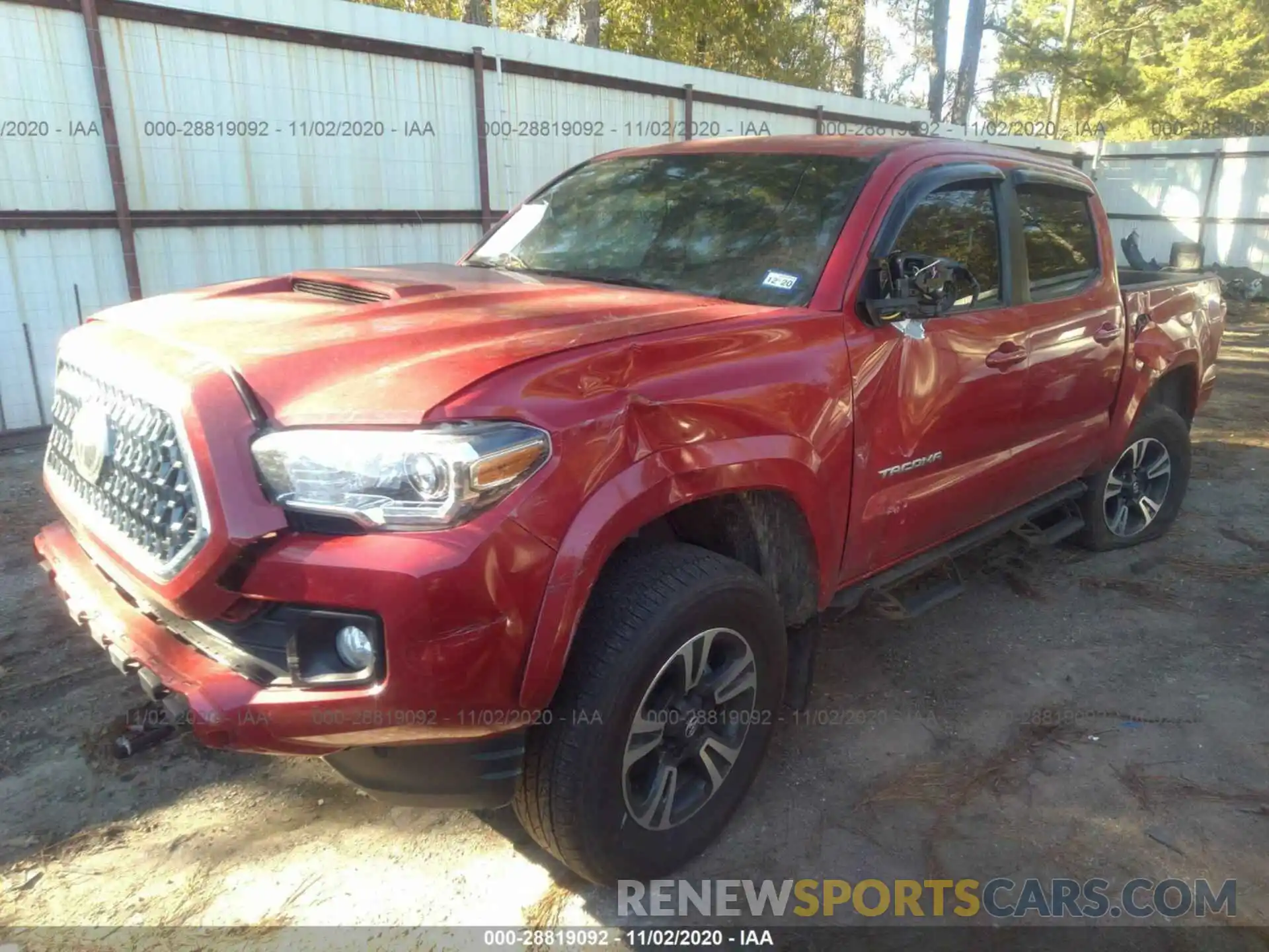 2 Photograph of a damaged car 3TMCZ5AN8KM217032 TOYOTA TACOMA 4WD 2019