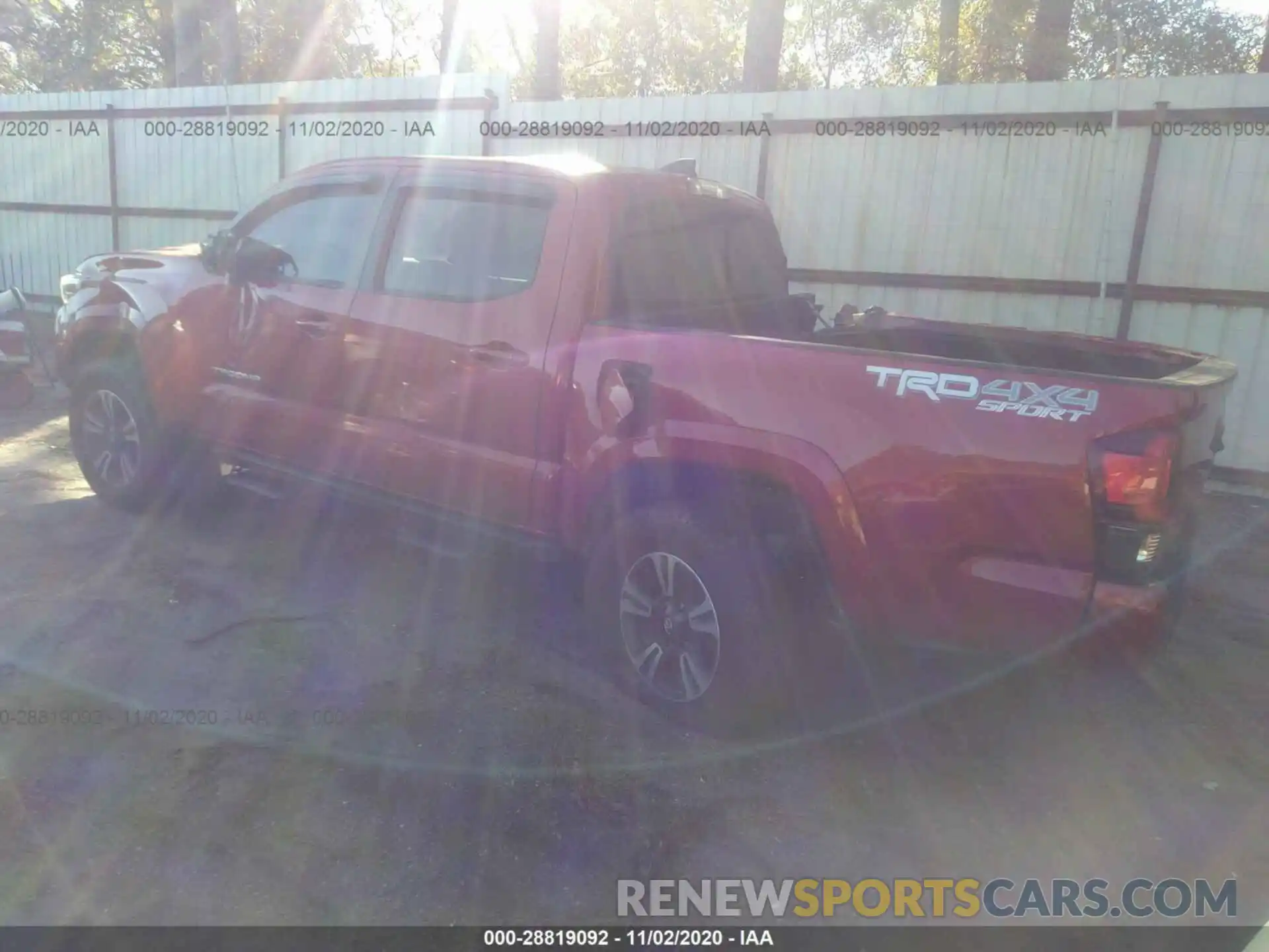 3 Photograph of a damaged car 3TMCZ5AN8KM217032 TOYOTA TACOMA 4WD 2019