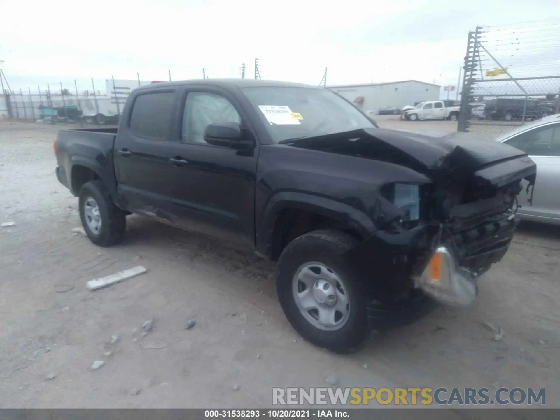 1 Photograph of a damaged car 3TMCZ5AN8KM217581 TOYOTA TACOMA 4WD 2019