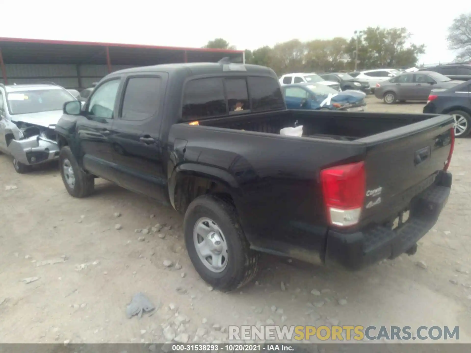 3 Фотография поврежденного автомобиля 3TMCZ5AN8KM217581 TOYOTA TACOMA 4WD 2019