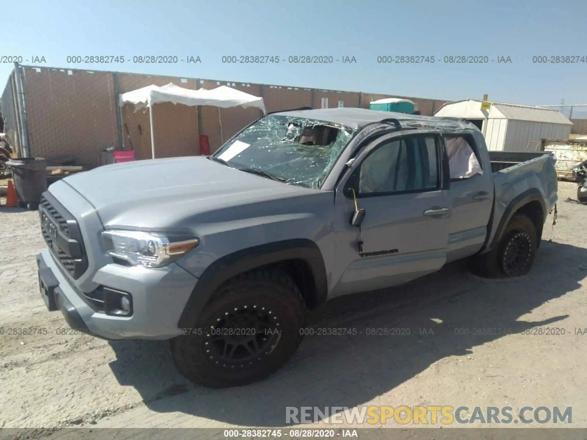 2 Photograph of a damaged car 3TMCZ5AN8KM218441 TOYOTA TACOMA 4WD 2019