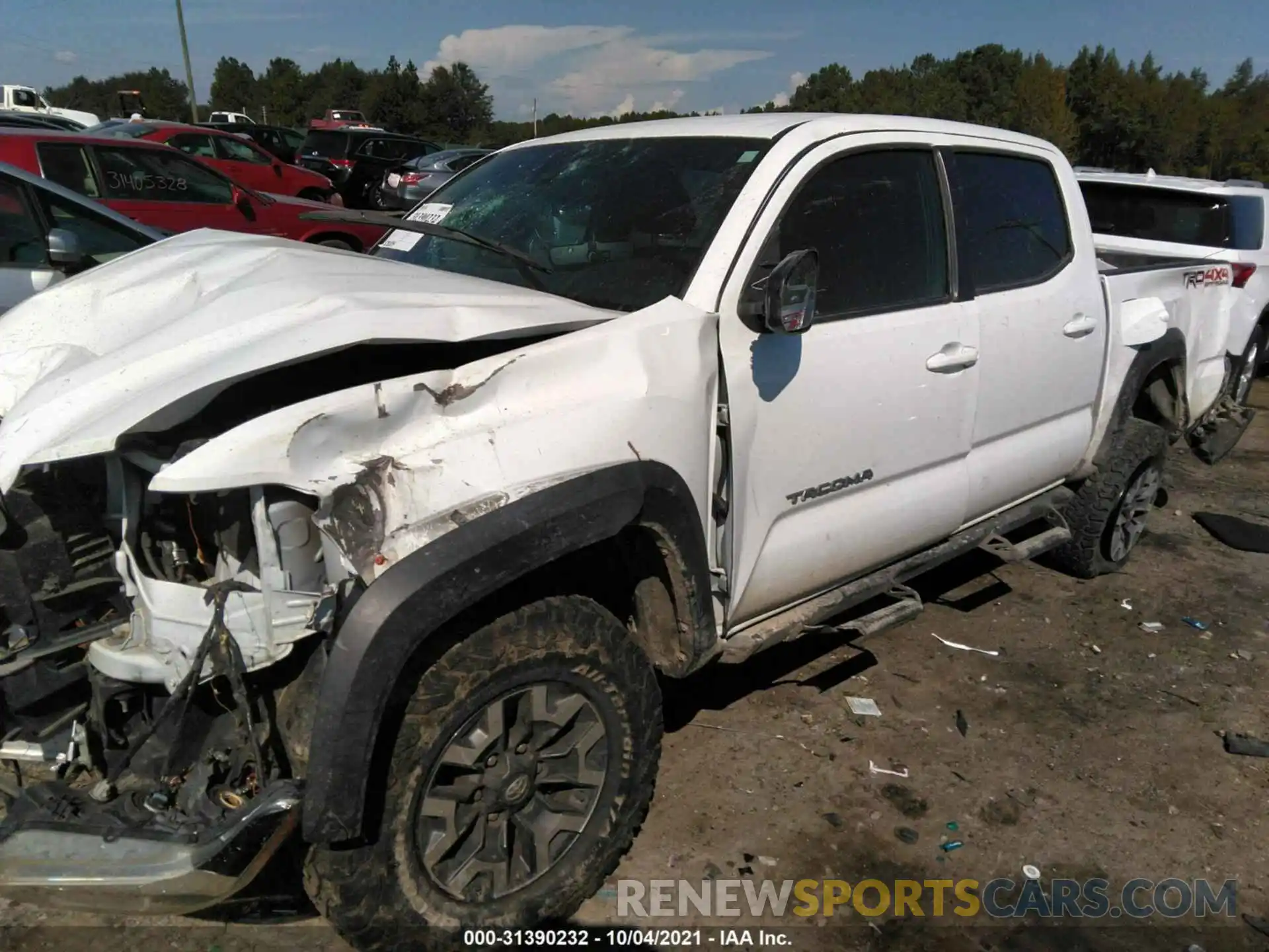 2 Photograph of a damaged car 3TMCZ5AN8KM219833 TOYOTA TACOMA 4WD 2019