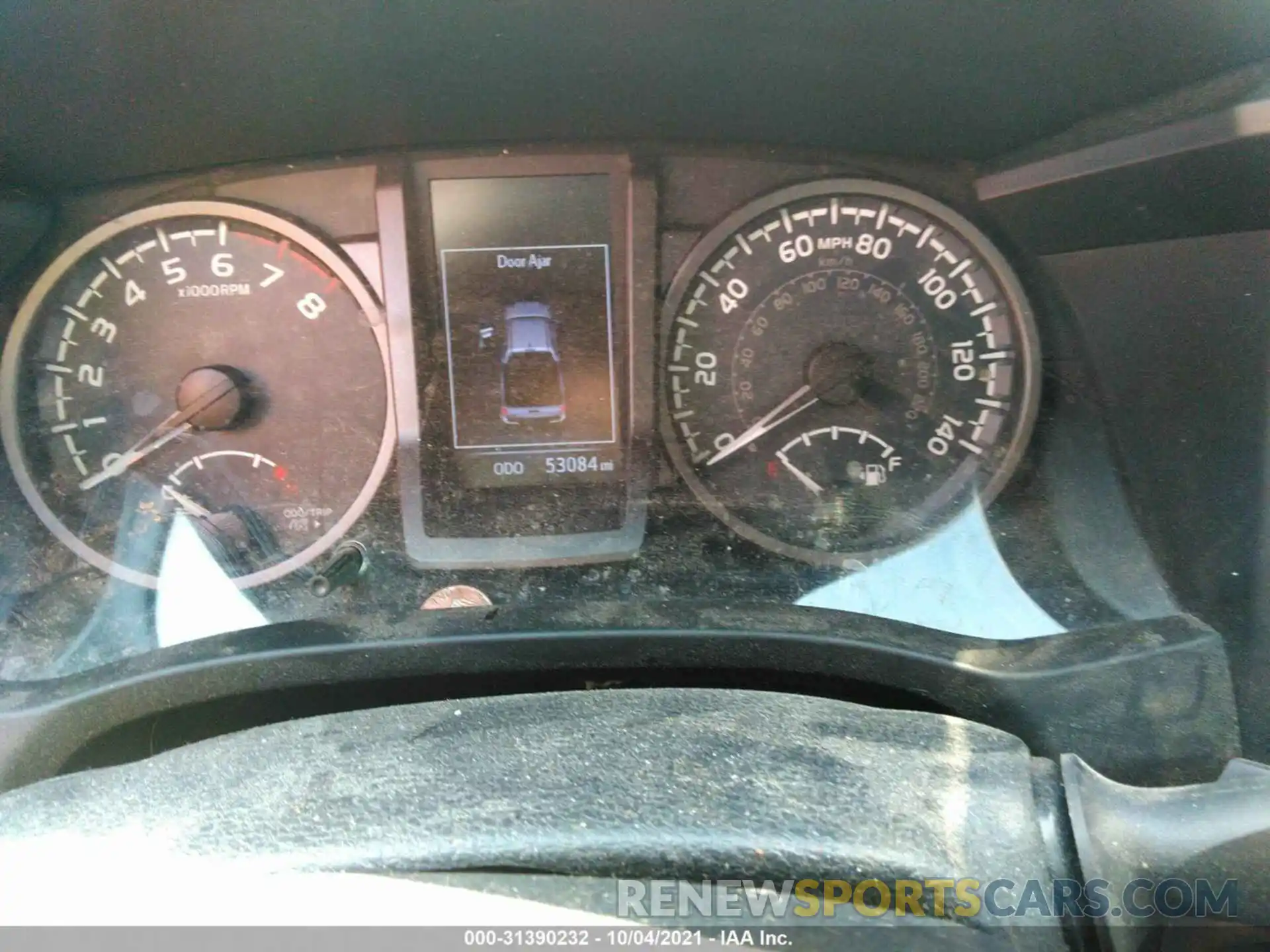 7 Photograph of a damaged car 3TMCZ5AN8KM219833 TOYOTA TACOMA 4WD 2019