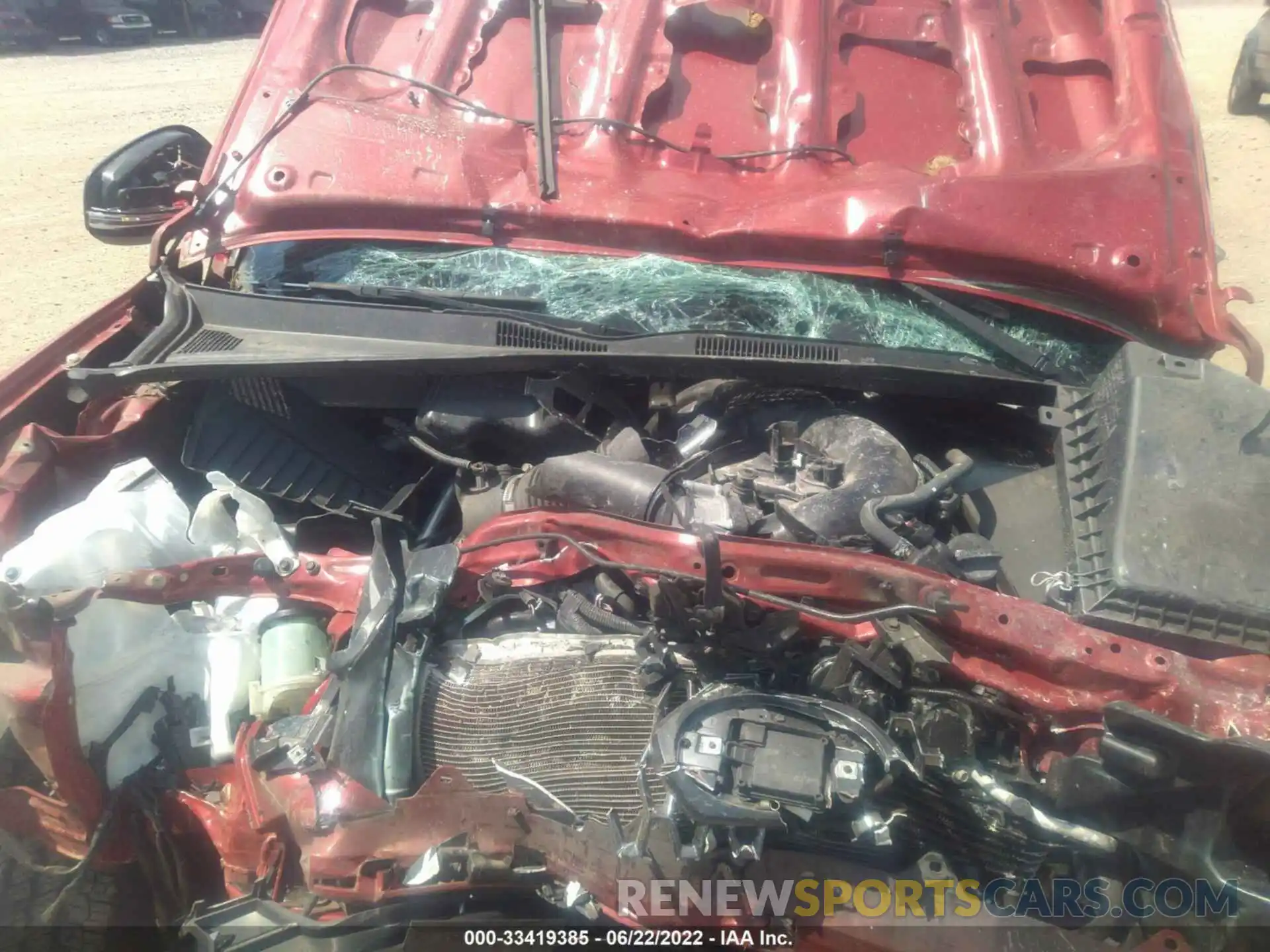 10 Photograph of a damaged car 3TMCZ5AN8KM222053 TOYOTA TACOMA 4WD 2019