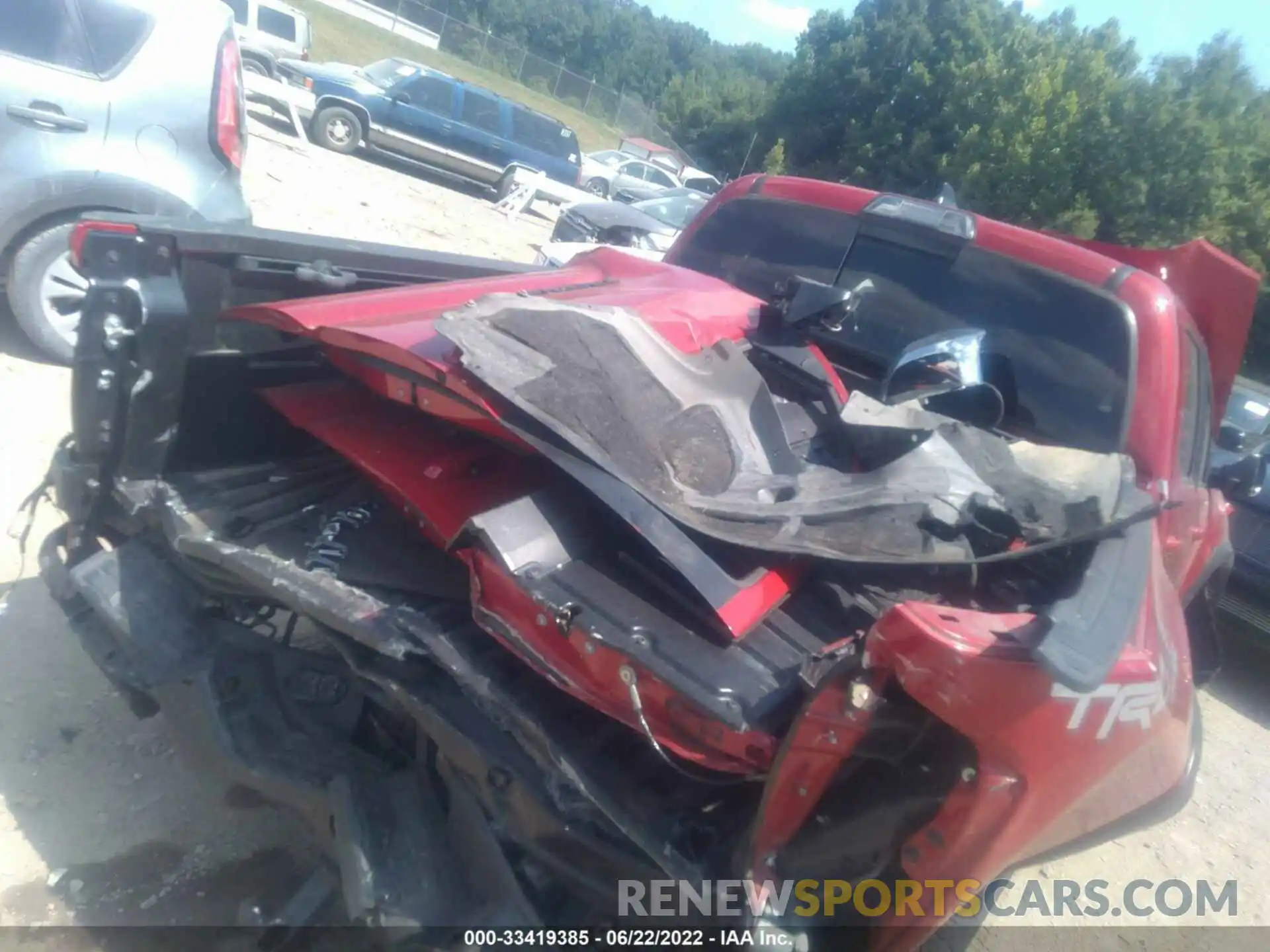 12 Photograph of a damaged car 3TMCZ5AN8KM222053 TOYOTA TACOMA 4WD 2019