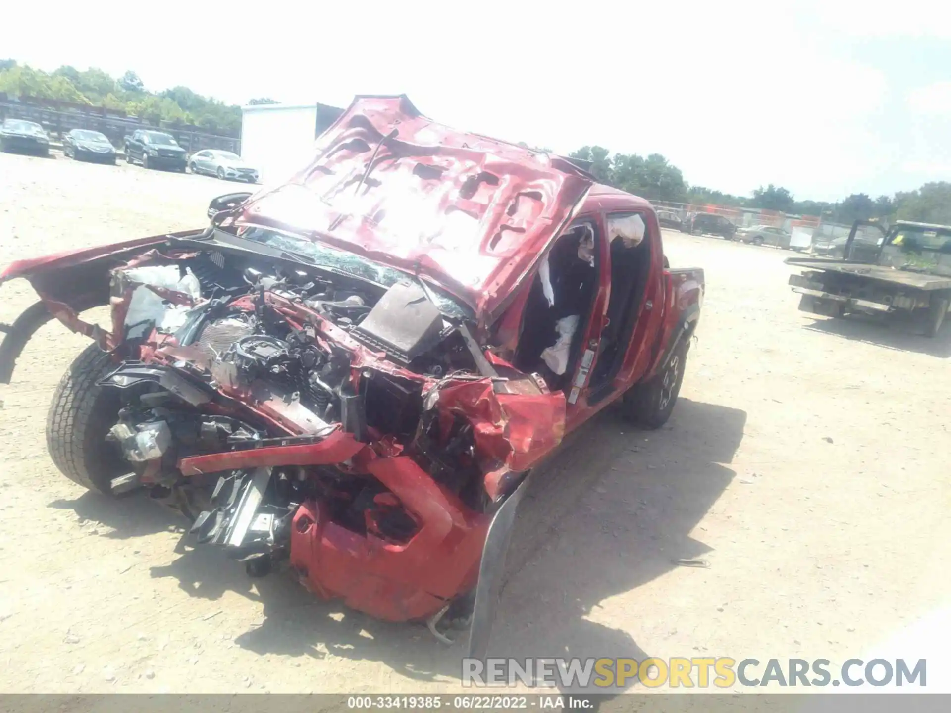 2 Photograph of a damaged car 3TMCZ5AN8KM222053 TOYOTA TACOMA 4WD 2019