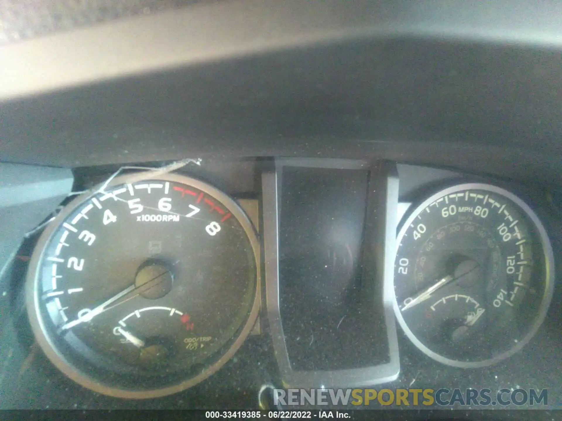 7 Photograph of a damaged car 3TMCZ5AN8KM222053 TOYOTA TACOMA 4WD 2019