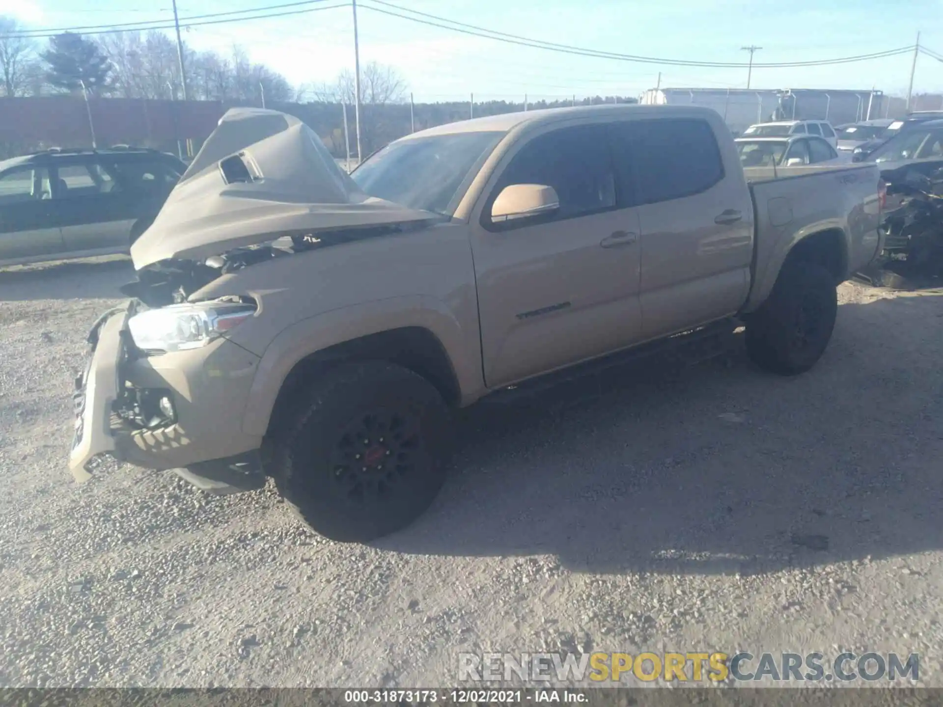 2 Photograph of a damaged car 3TMCZ5AN8KM226488 TOYOTA TACOMA 4WD 2019