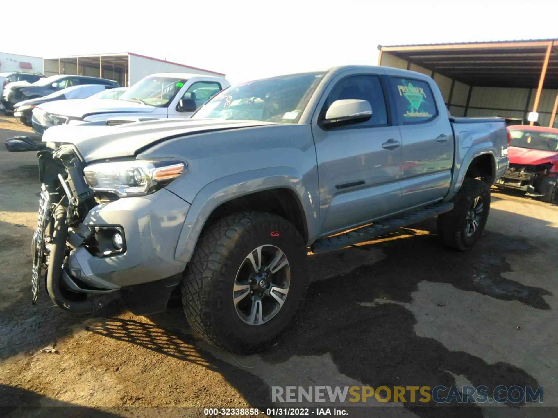 2 Photograph of a damaged car 3TMCZ5AN8KM231836 TOYOTA TACOMA 4WD 2019