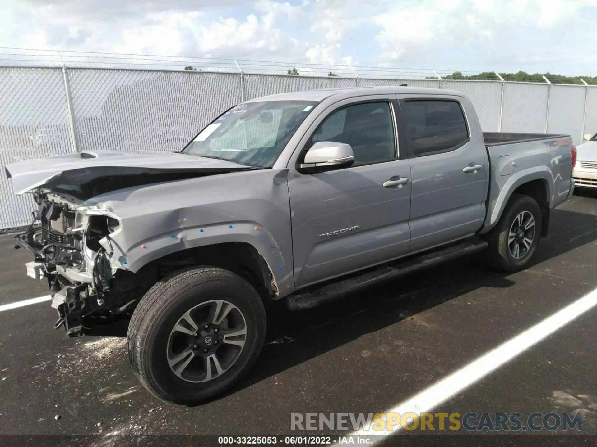 2 Photograph of a damaged car 3TMCZ5AN8KM232243 TOYOTA TACOMA 4WD 2019