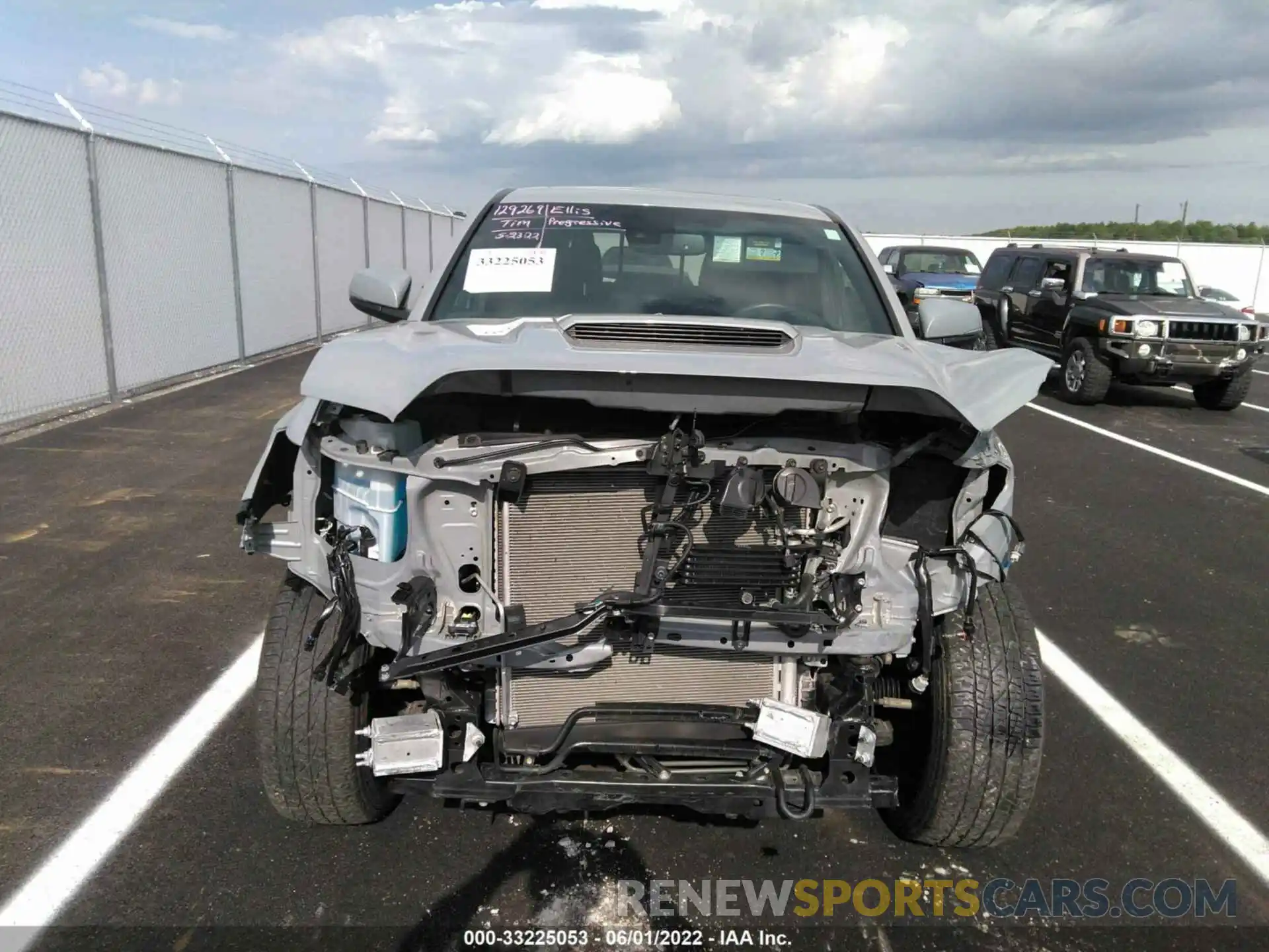 6 Photograph of a damaged car 3TMCZ5AN8KM232243 TOYOTA TACOMA 4WD 2019