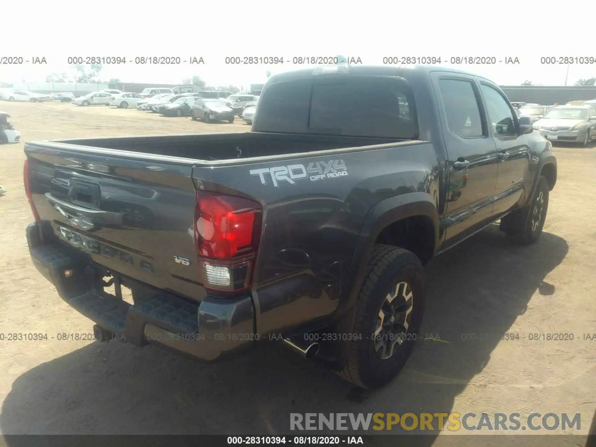 4 Фотография поврежденного автомобиля 3TMCZ5AN8KM235398 TOYOTA TACOMA 4WD 2019