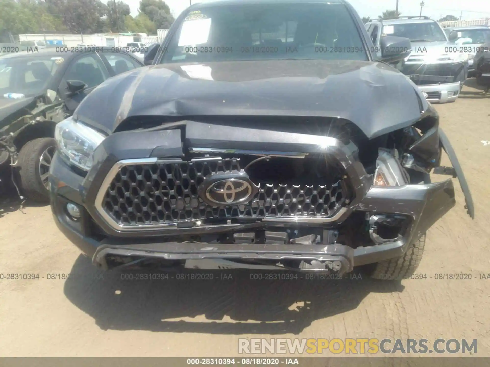 6 Photograph of a damaged car 3TMCZ5AN8KM235398 TOYOTA TACOMA 4WD 2019