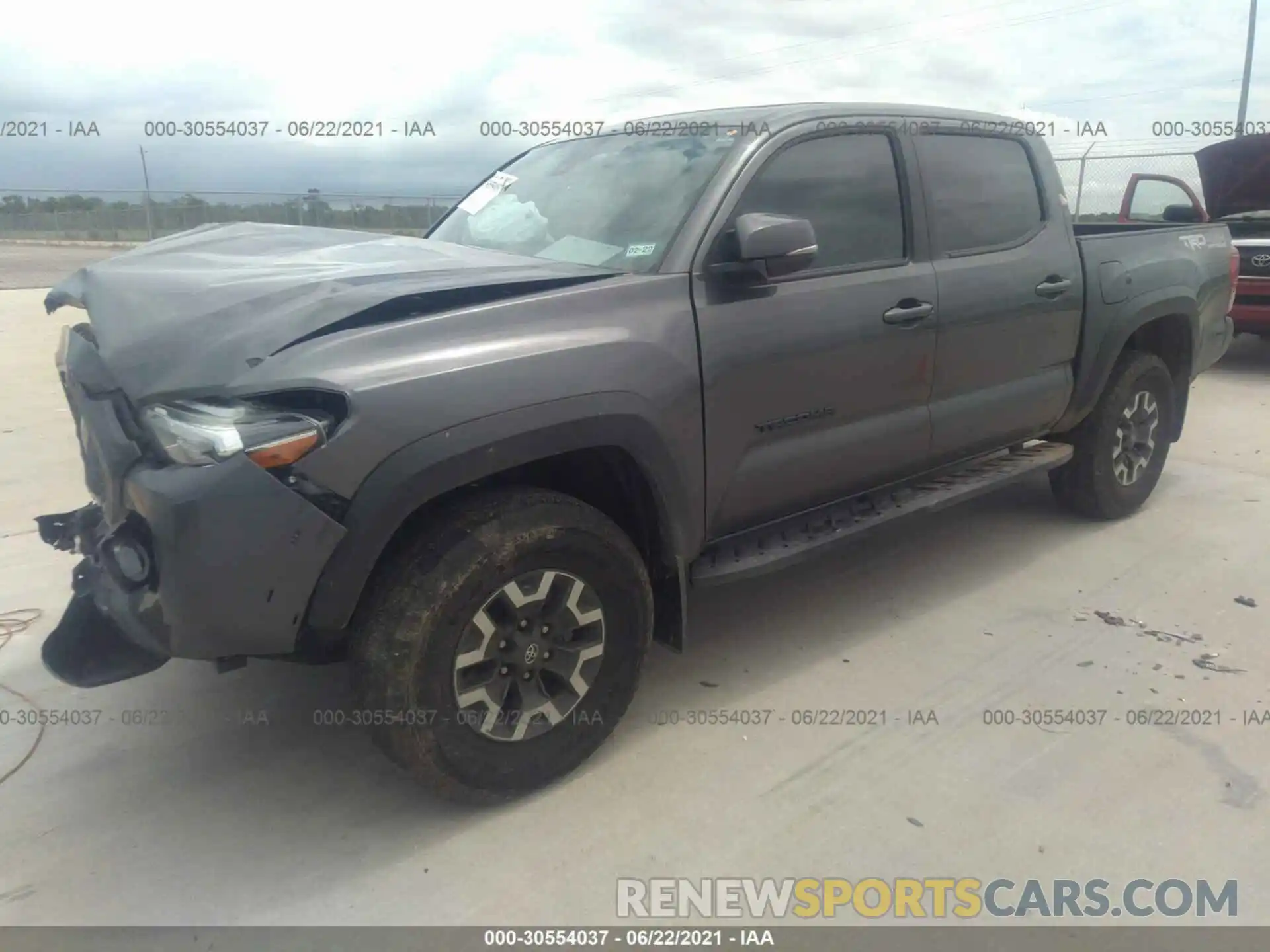 2 Photograph of a damaged car 3TMCZ5AN8KM239676 TOYOTA TACOMA 4WD 2019