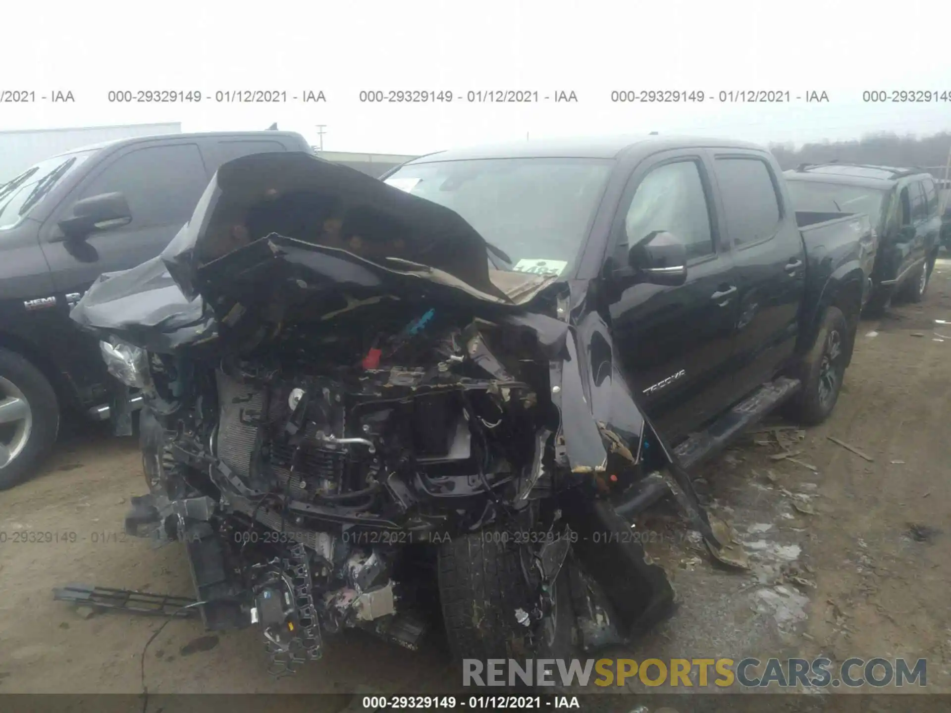 6 Photograph of a damaged car 3TMCZ5AN8KM239760 TOYOTA TACOMA 4WD 2019