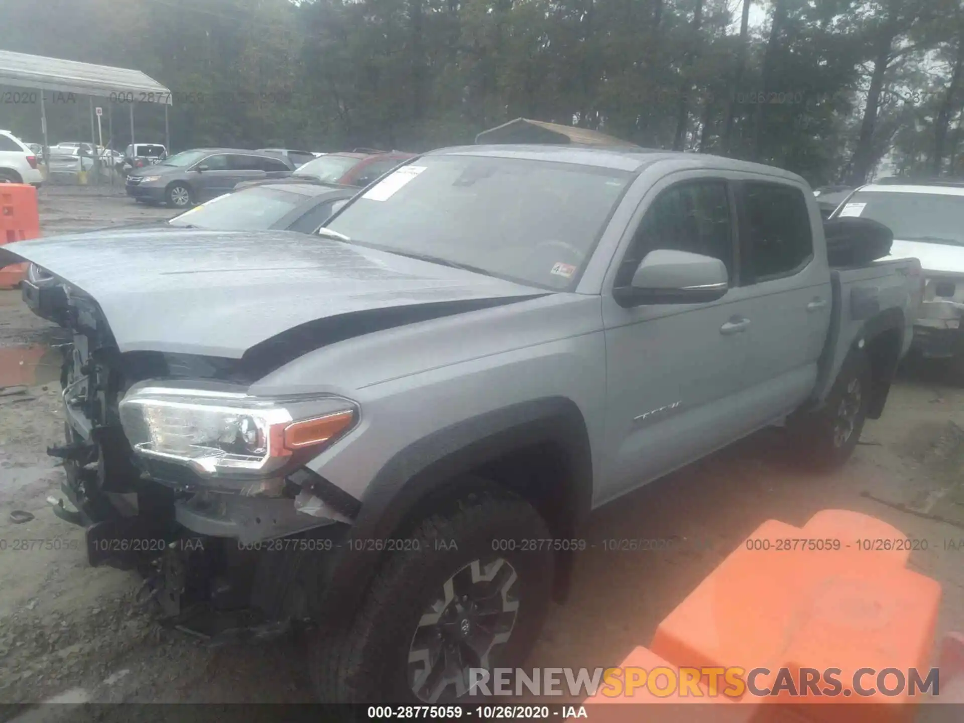 2 Photograph of a damaged car 3TMCZ5AN8KM242660 TOYOTA TACOMA 4WD 2019