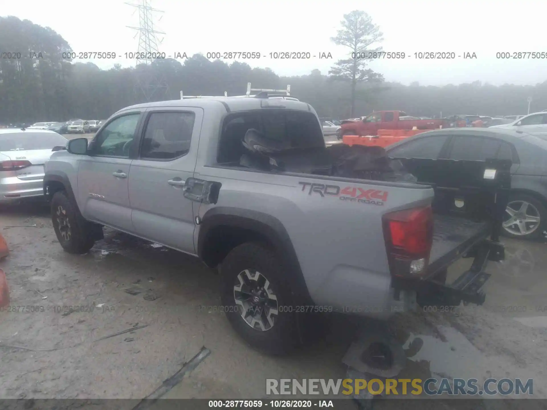 3 Photograph of a damaged car 3TMCZ5AN8KM242660 TOYOTA TACOMA 4WD 2019