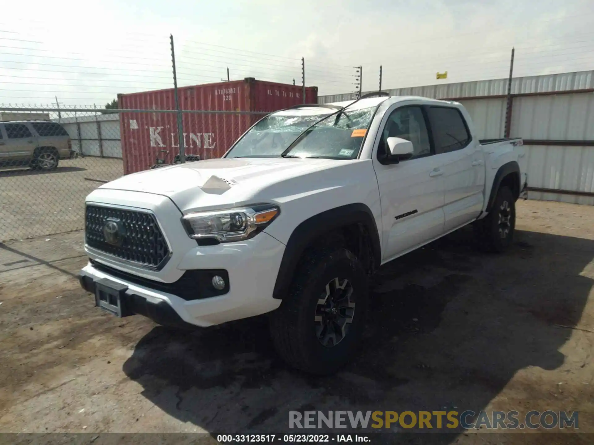 2 Photograph of a damaged car 3TMCZ5AN8KM245087 TOYOTA TACOMA 4WD 2019