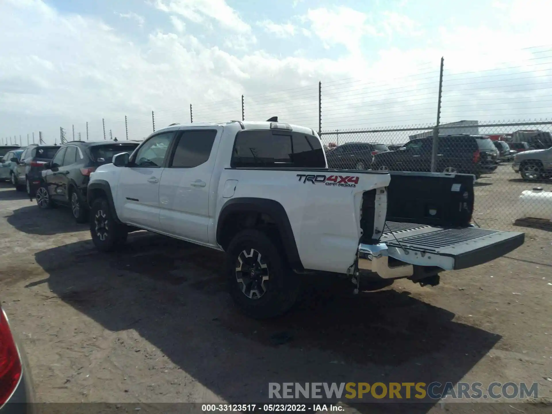 3 Photograph of a damaged car 3TMCZ5AN8KM245087 TOYOTA TACOMA 4WD 2019