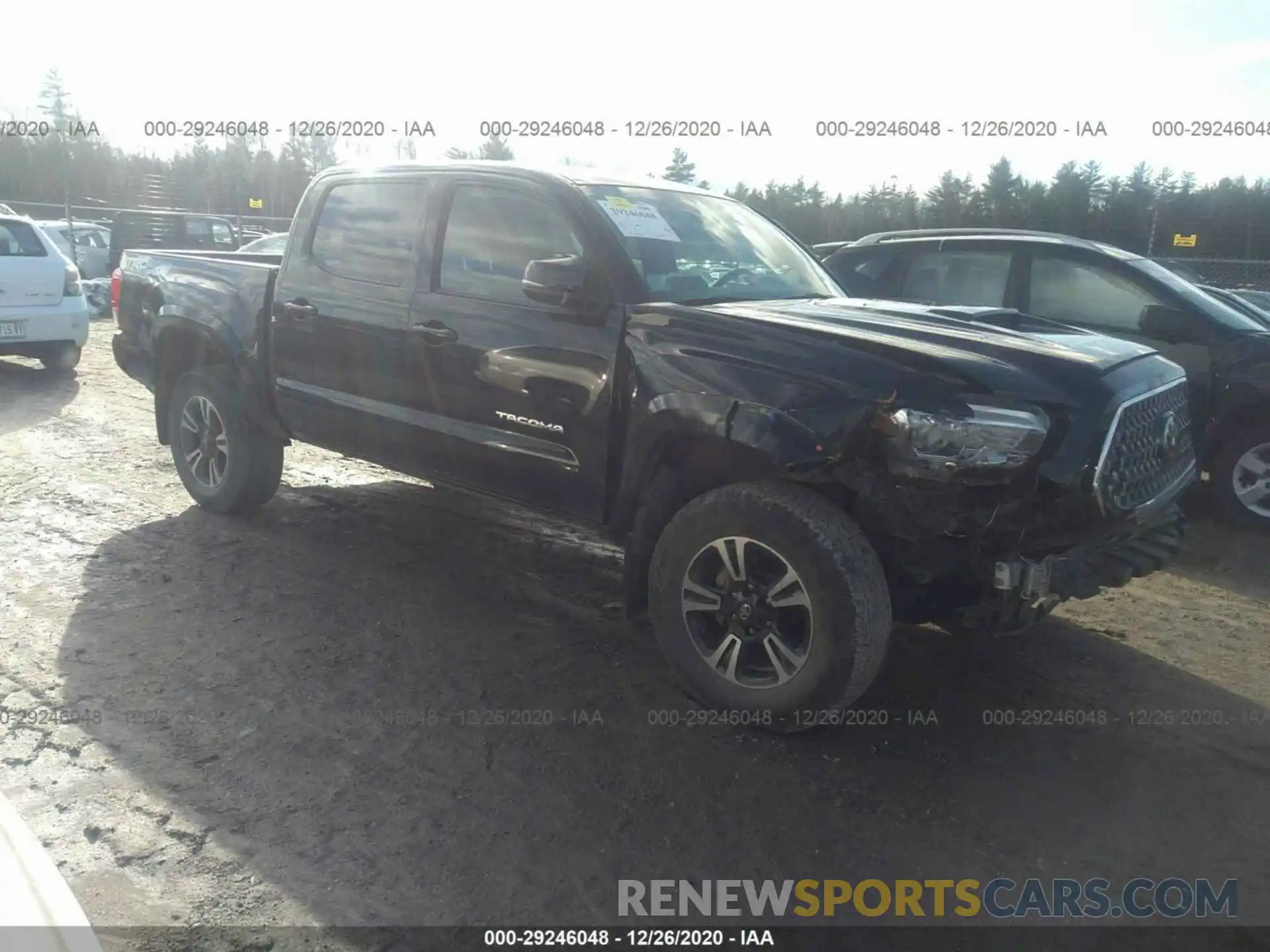 1 Photograph of a damaged car 3TMCZ5AN8KM245204 TOYOTA TACOMA 4WD 2019